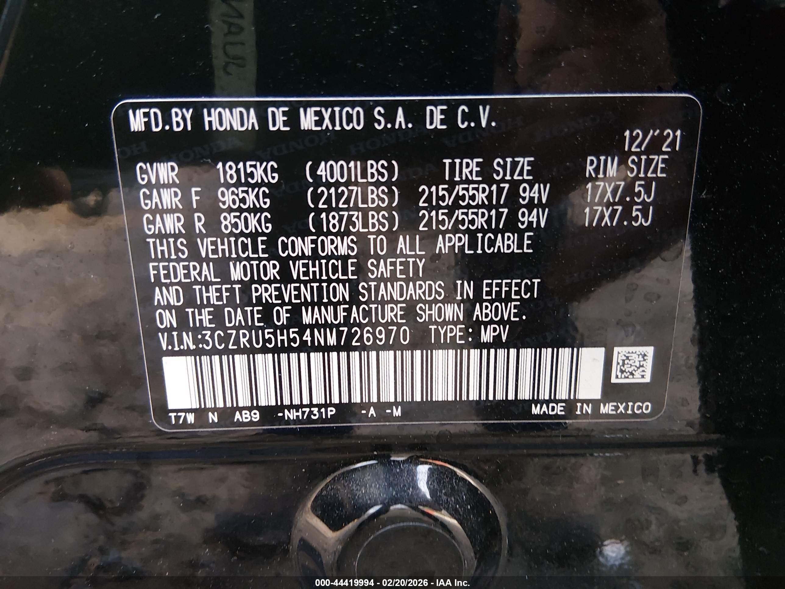 HONDA HR-V image 9