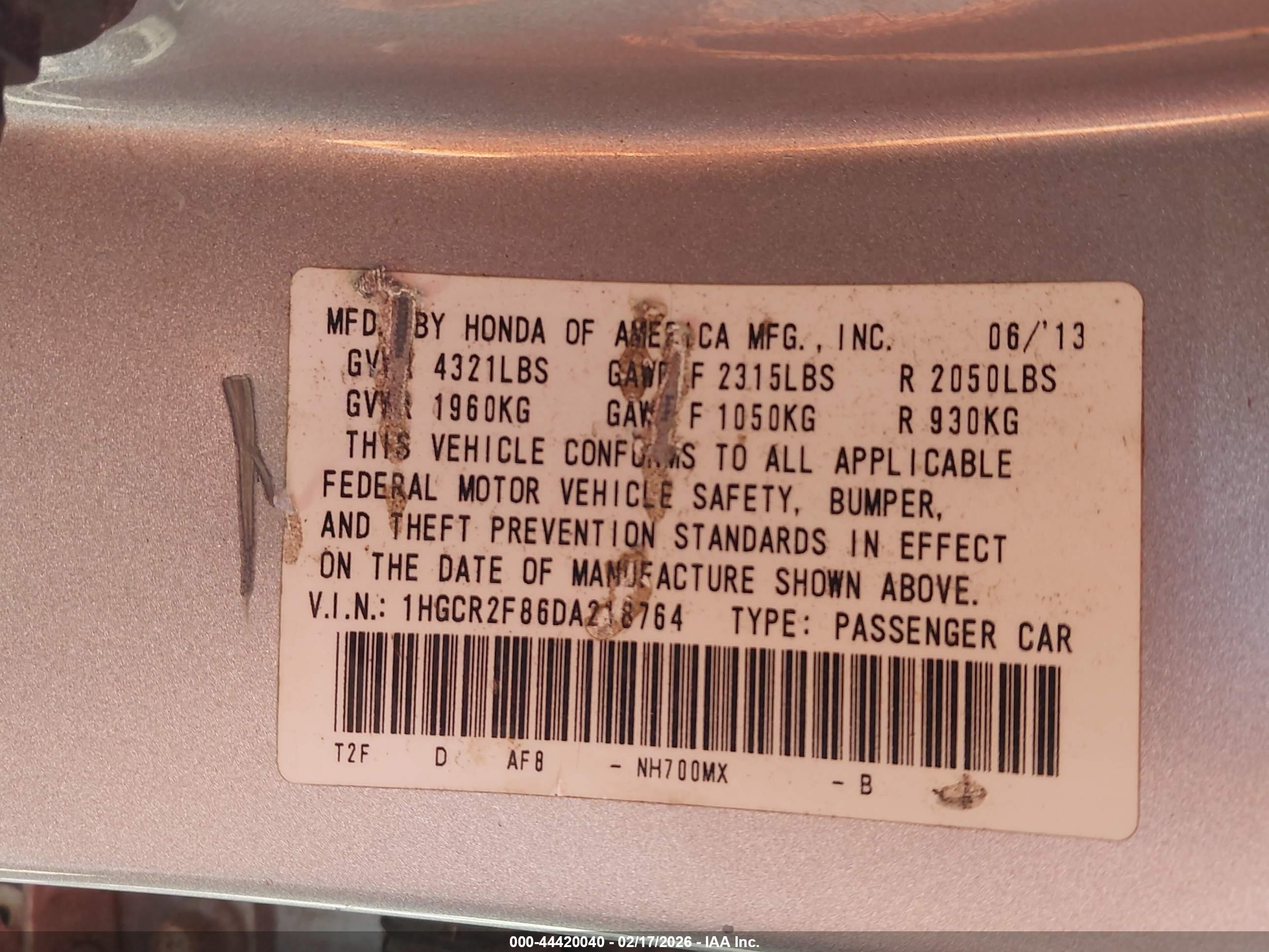 HONDA ACCORD image 9