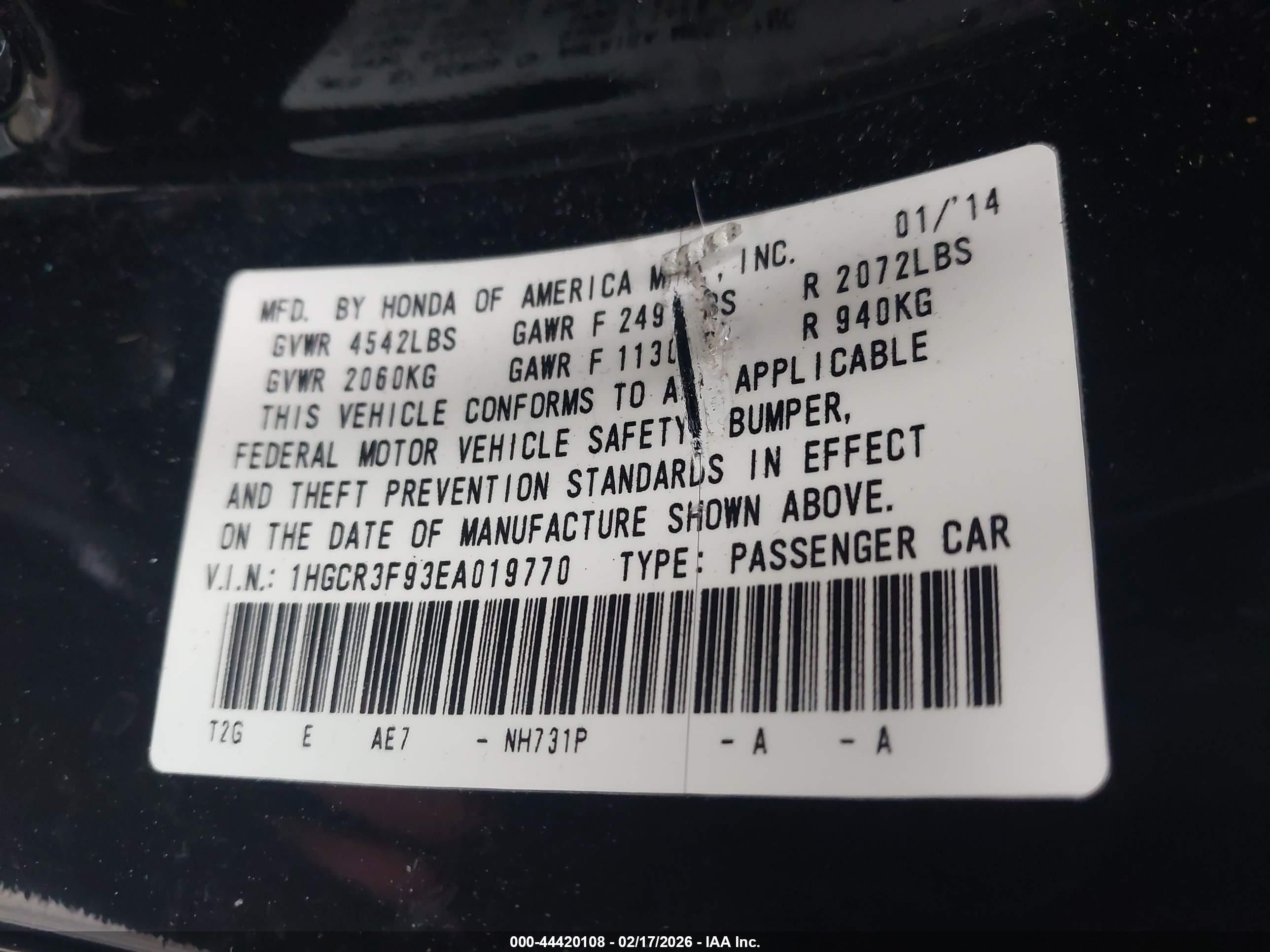 HONDA ACCORD image 9