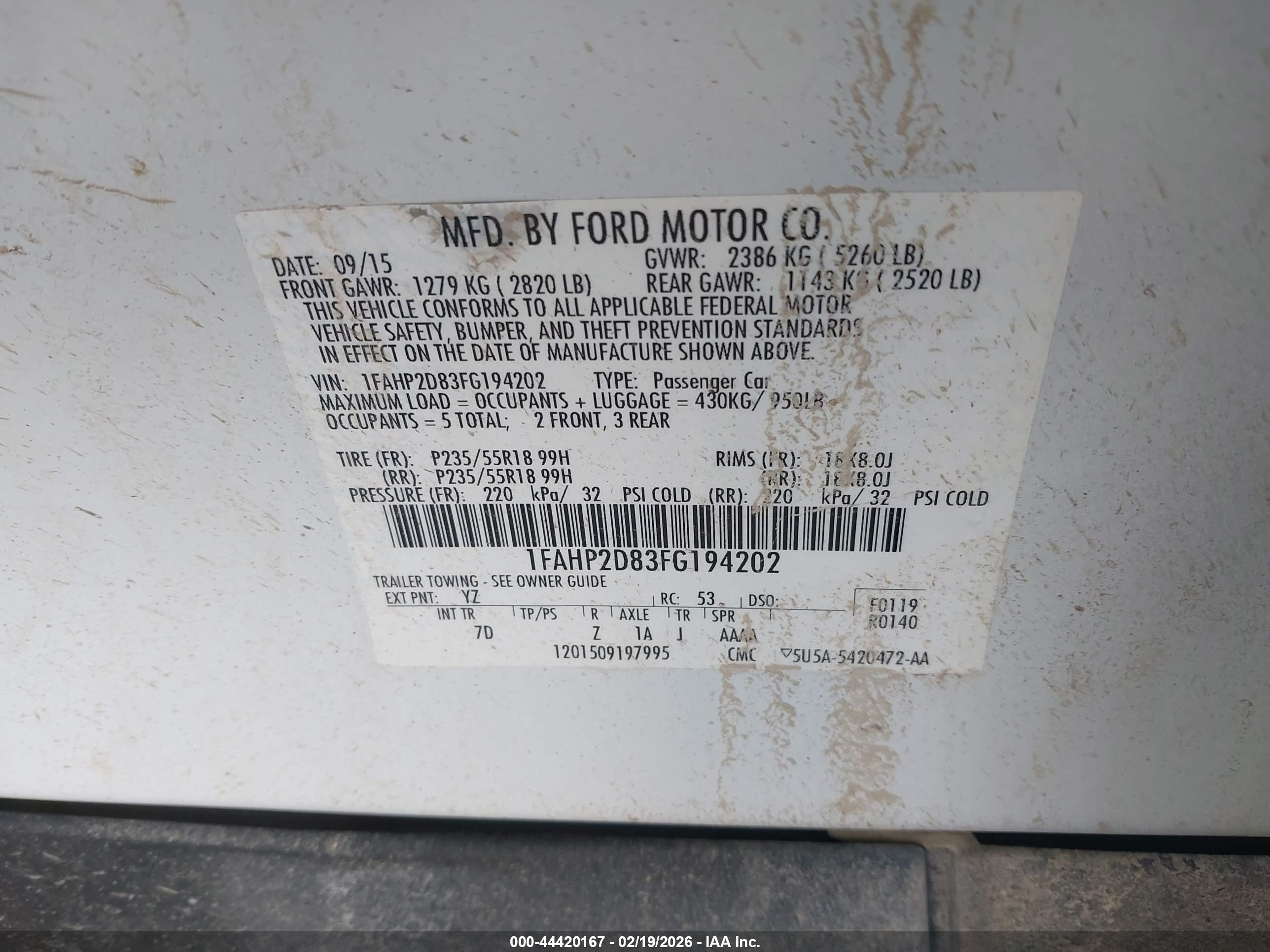 FORD TAURUS image 9