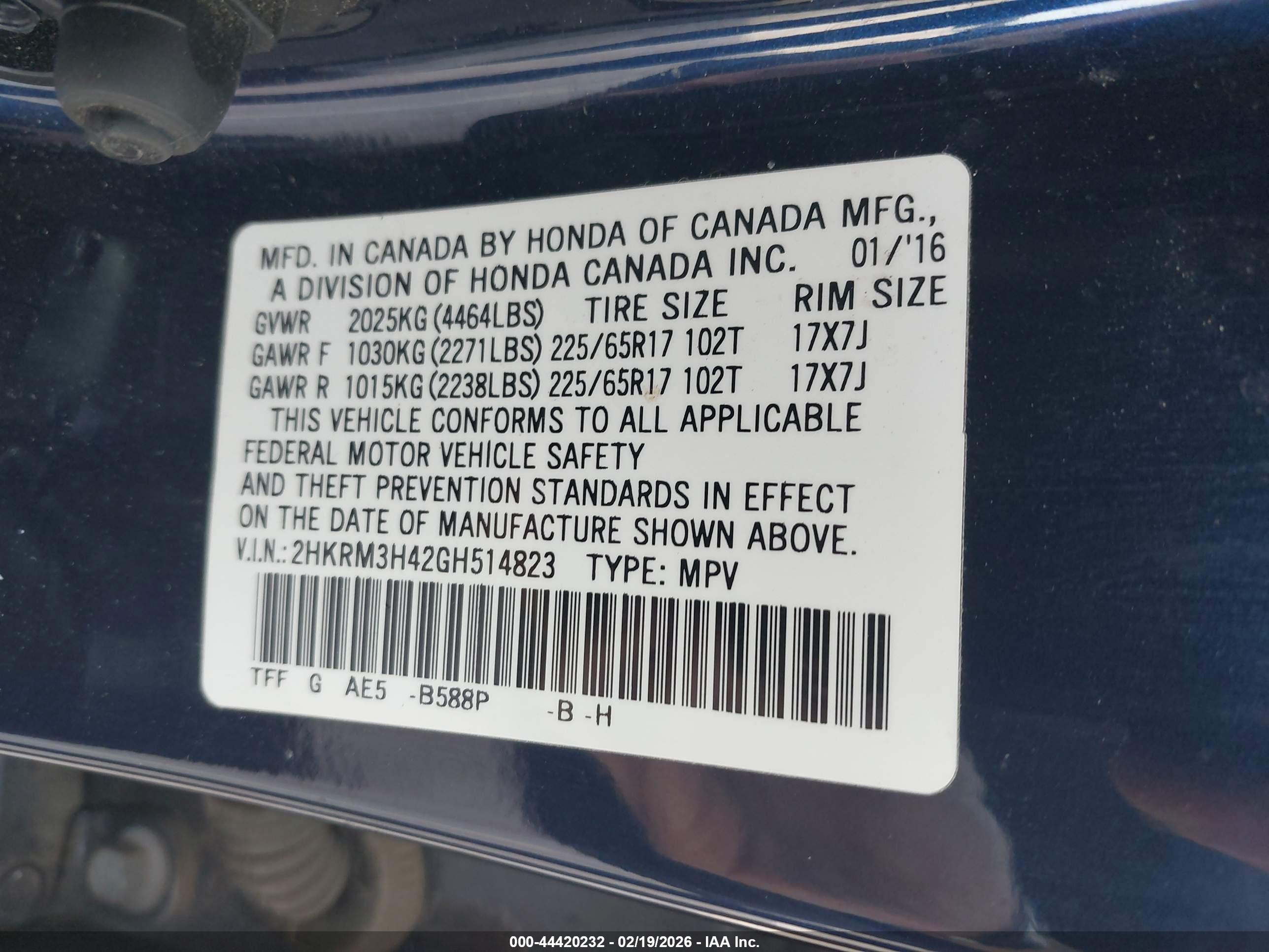 HONDA CR-V image 9