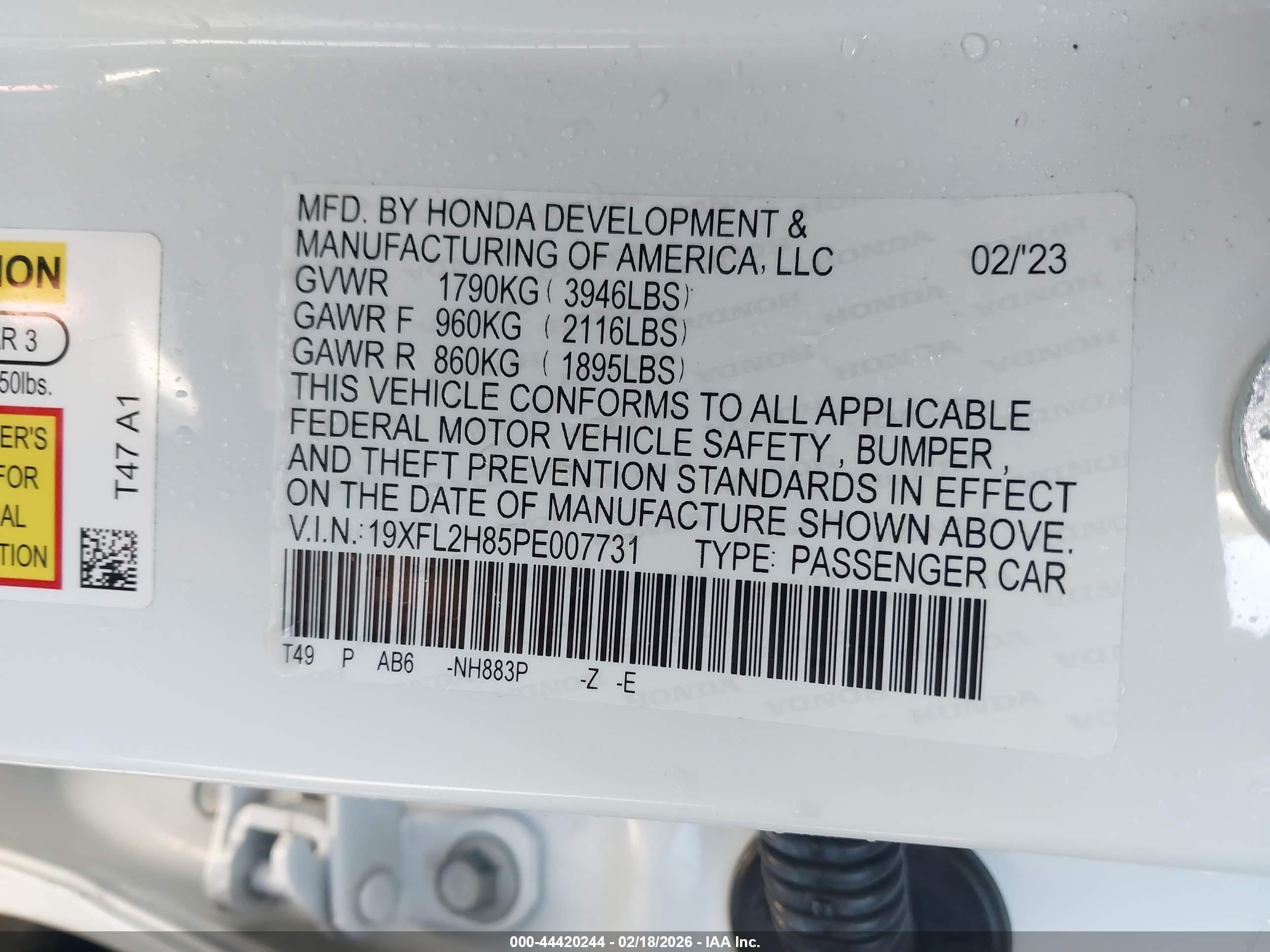 HONDA CIVIC image 9