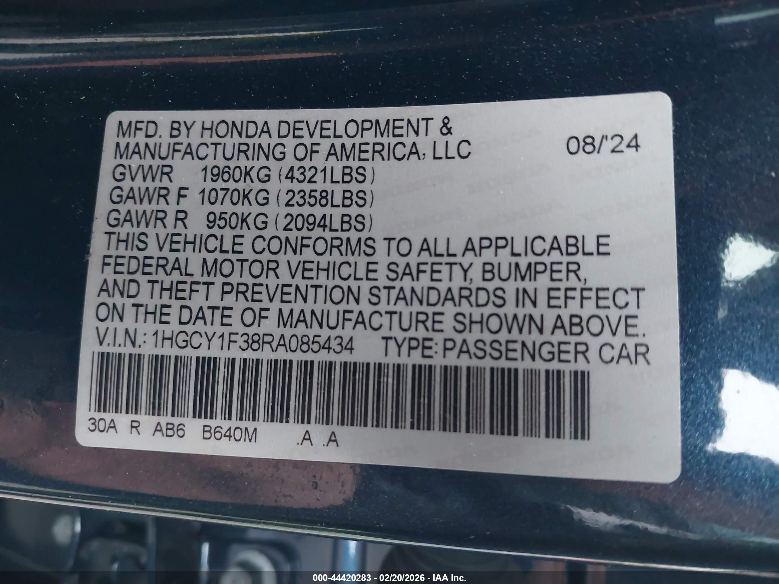 HONDA ACCORD image 9