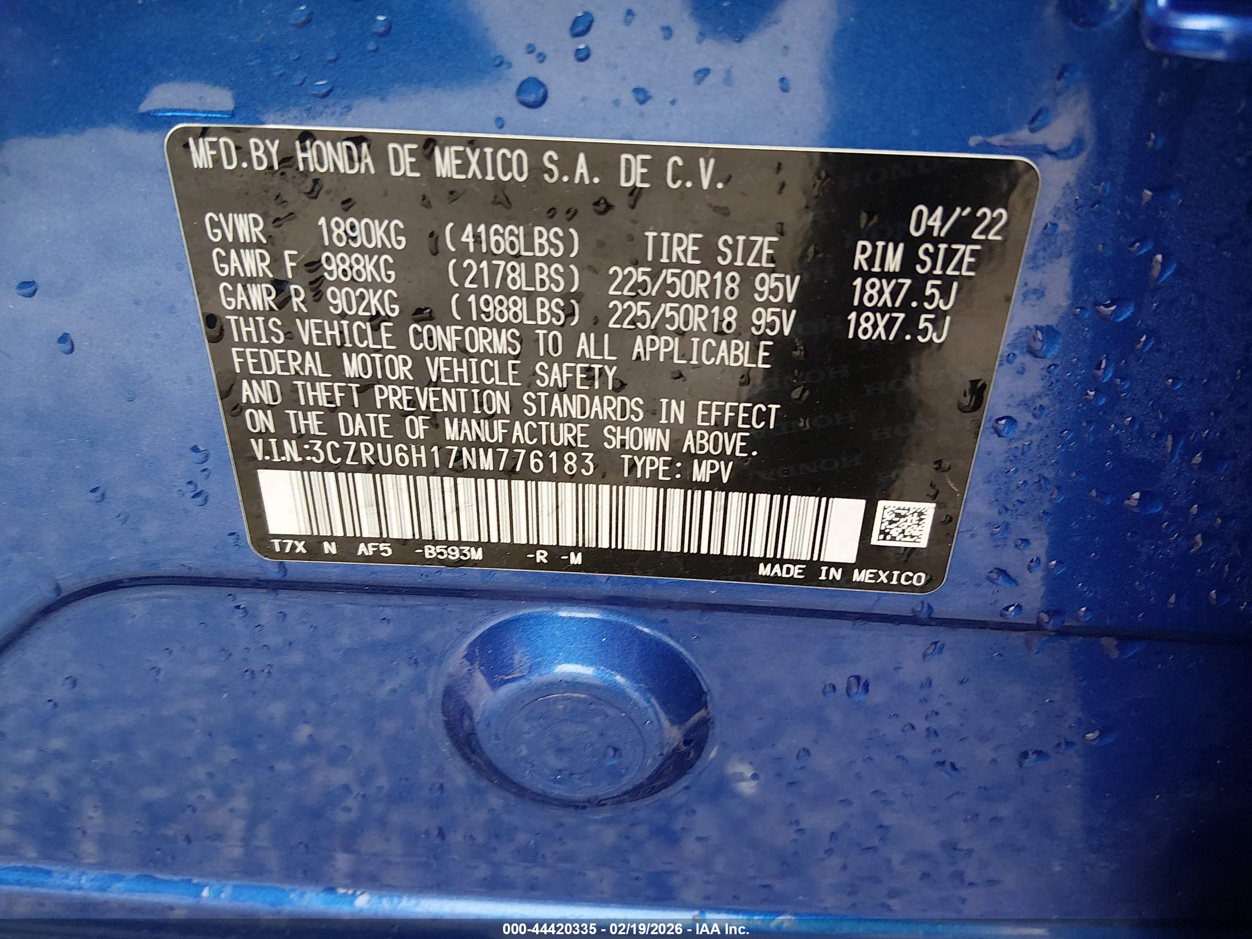 HONDA HR-V image 9