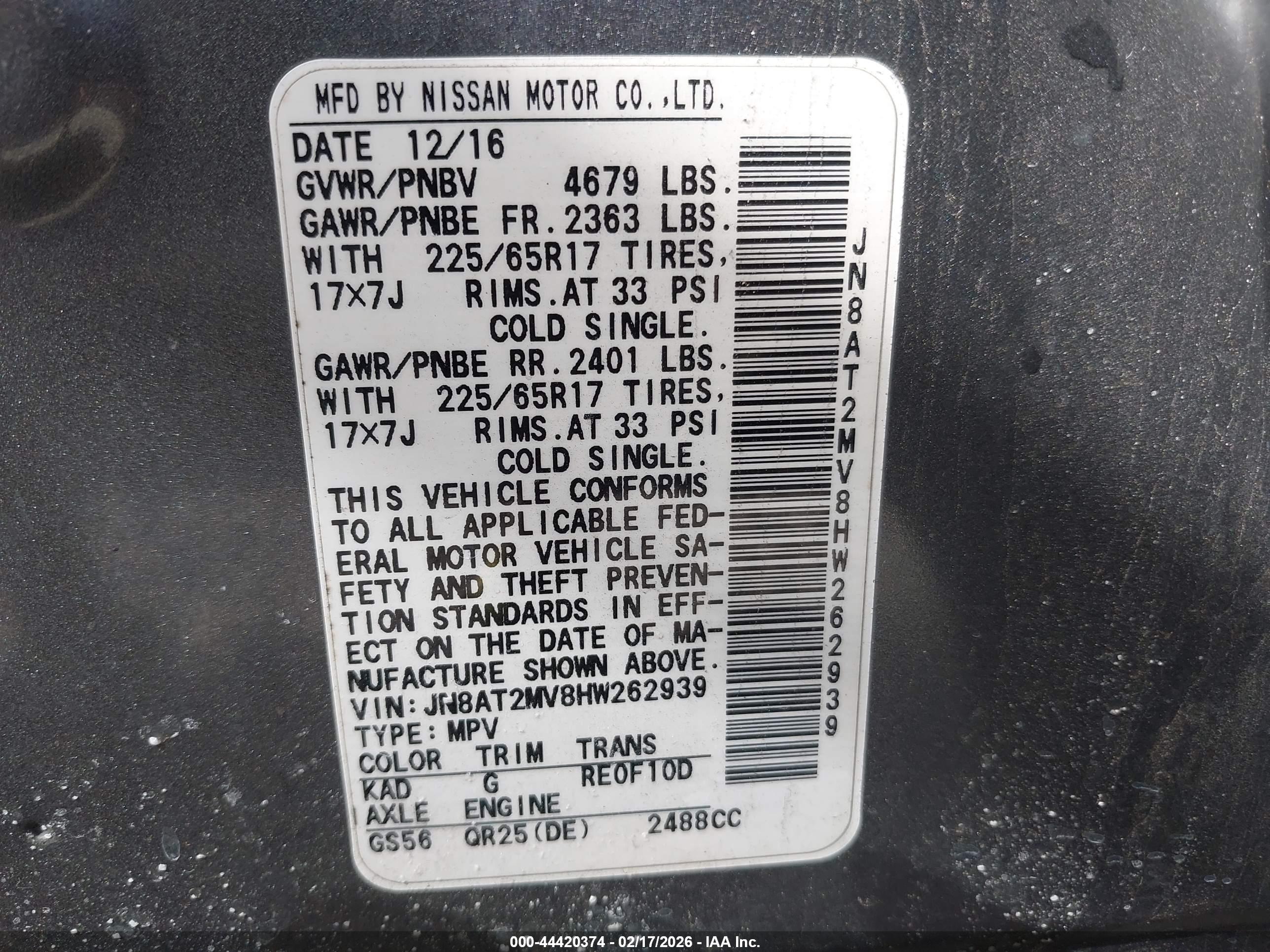 NISSAN ROGUE image 9