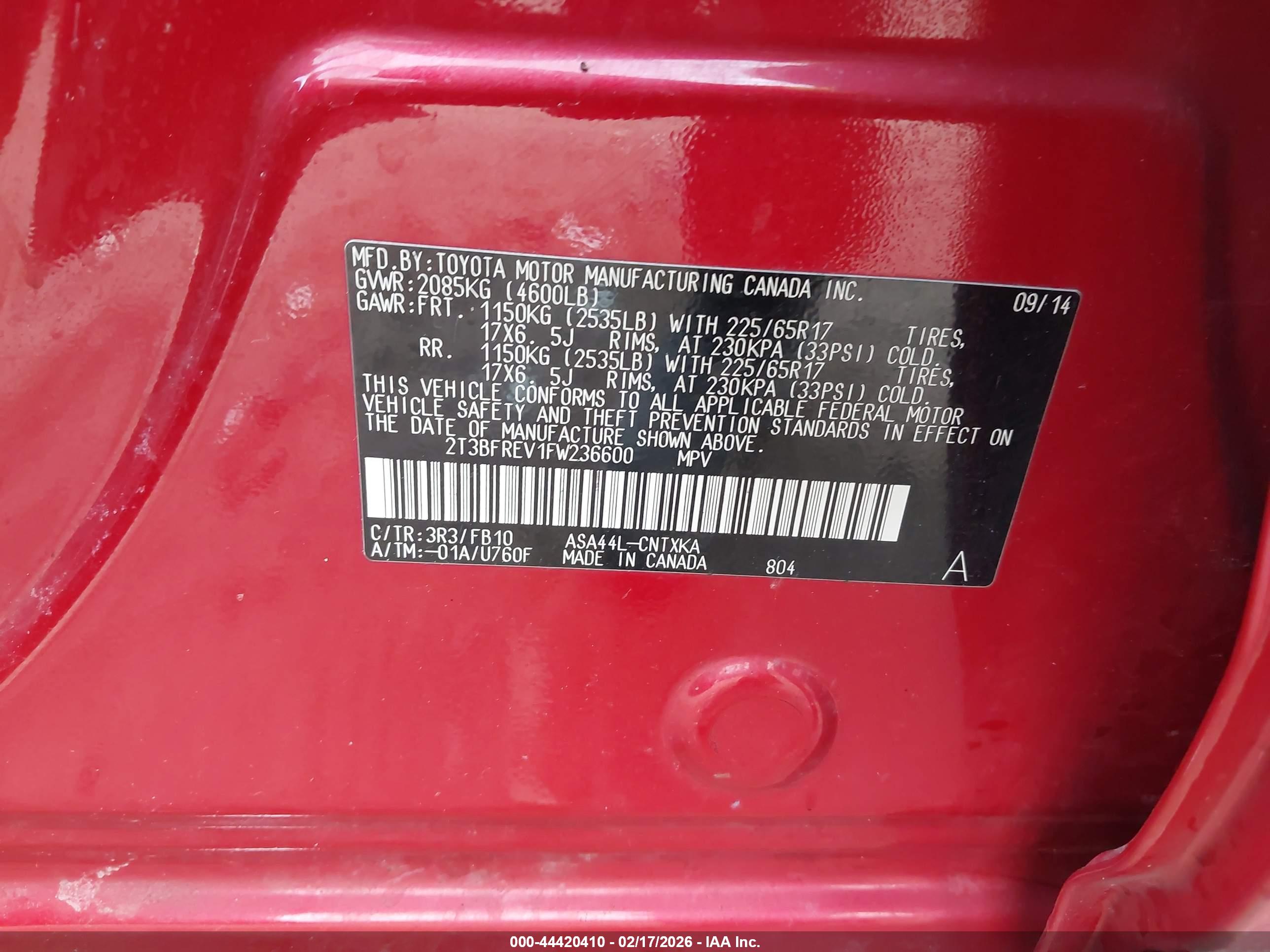 TOYOTA RAV4 image 9