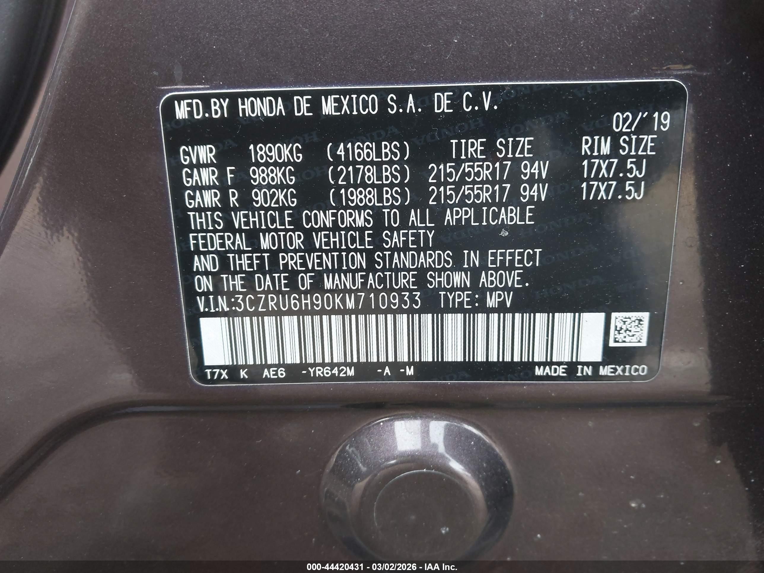 HONDA HR-V image 9