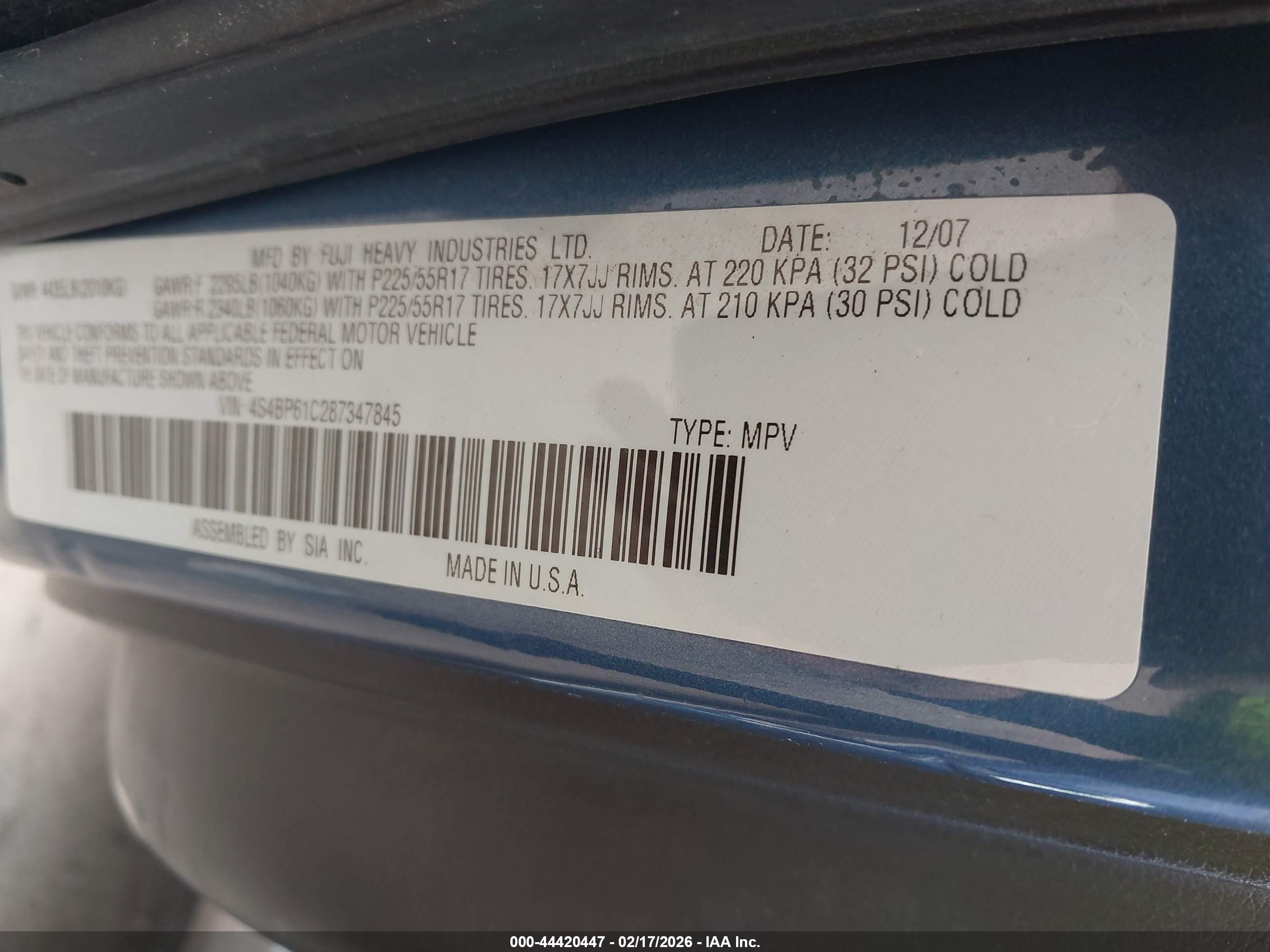 SUBARU OUTBACK image 9