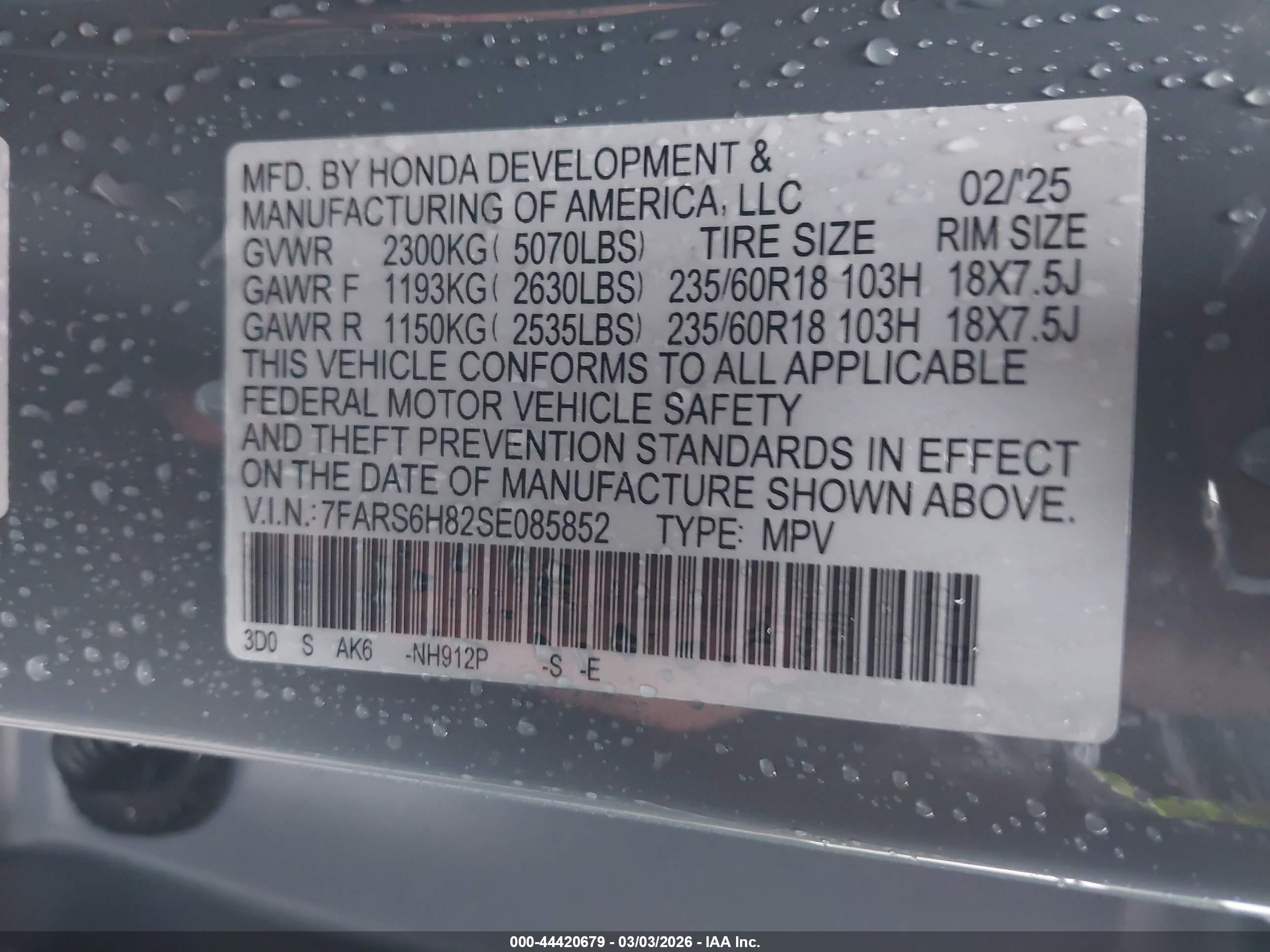 HONDA CR-V image 9