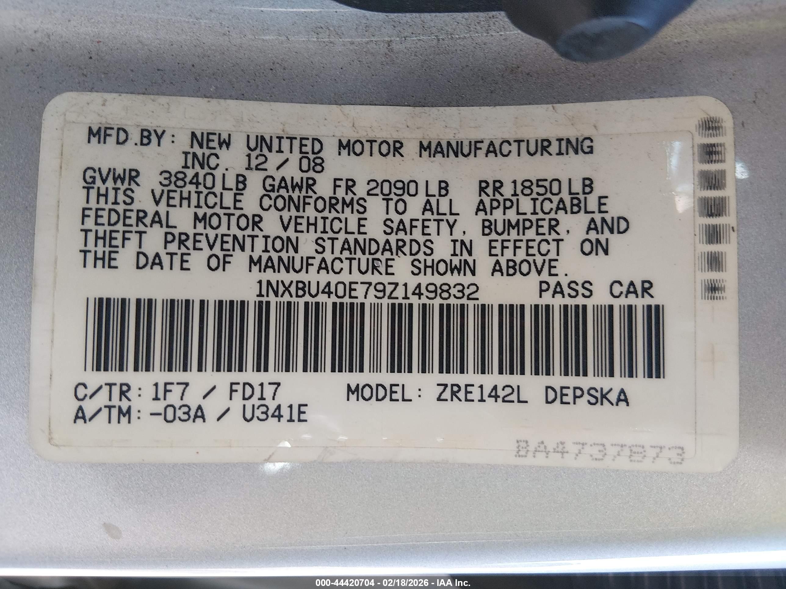 TOYOTA COROLLA image 9