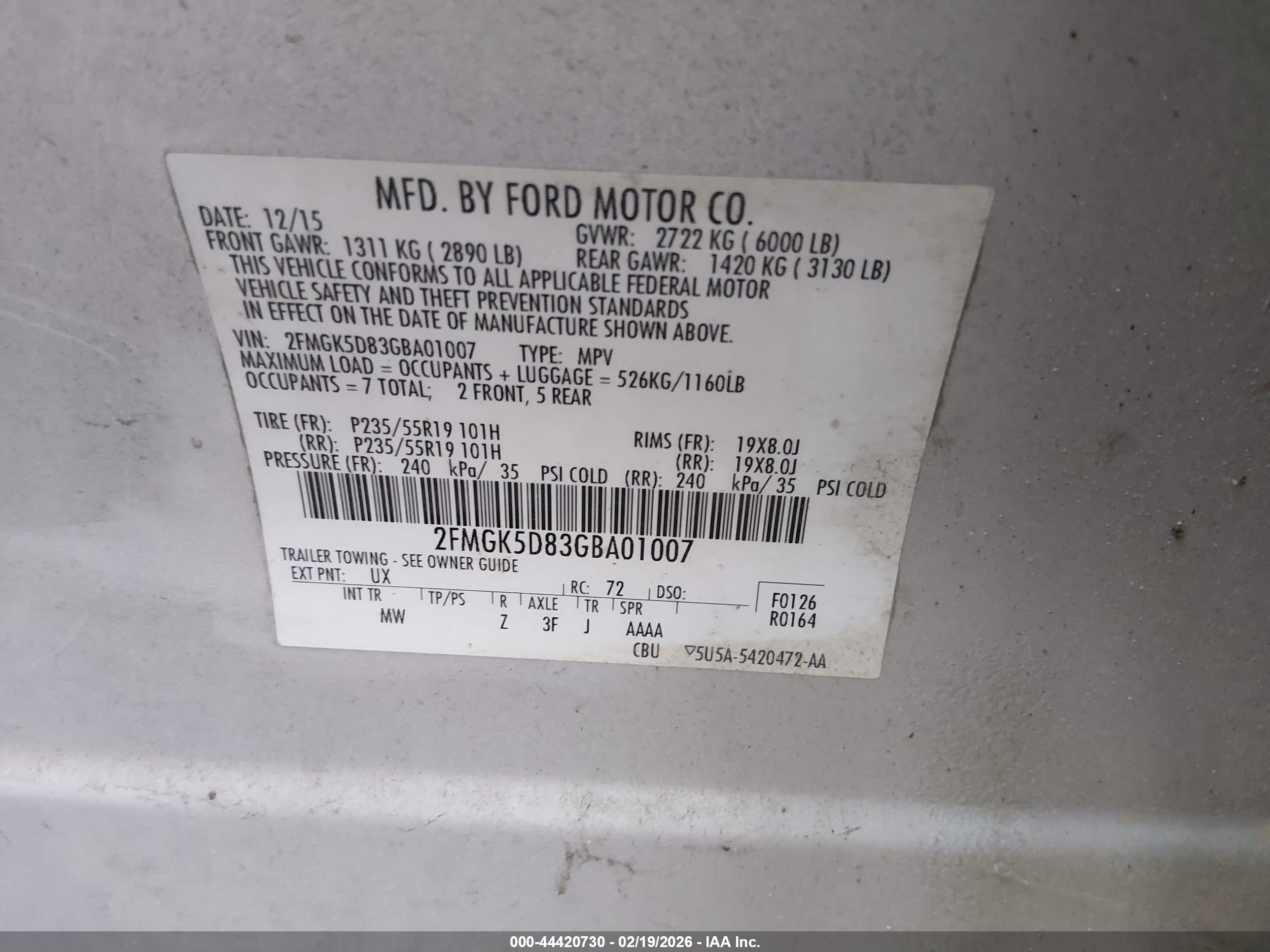 FORD FLEX image 9