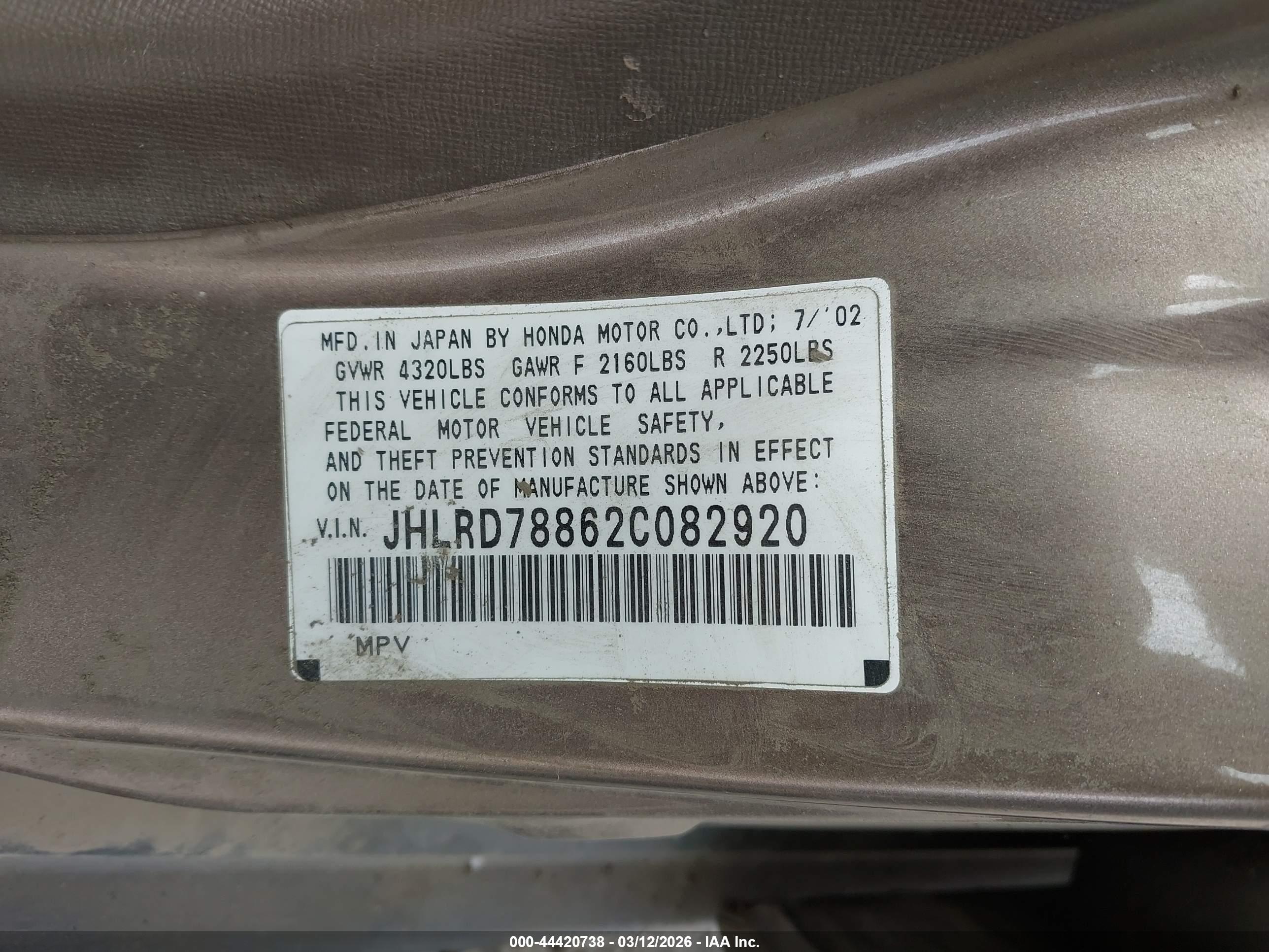 HONDA CR-V image 9
