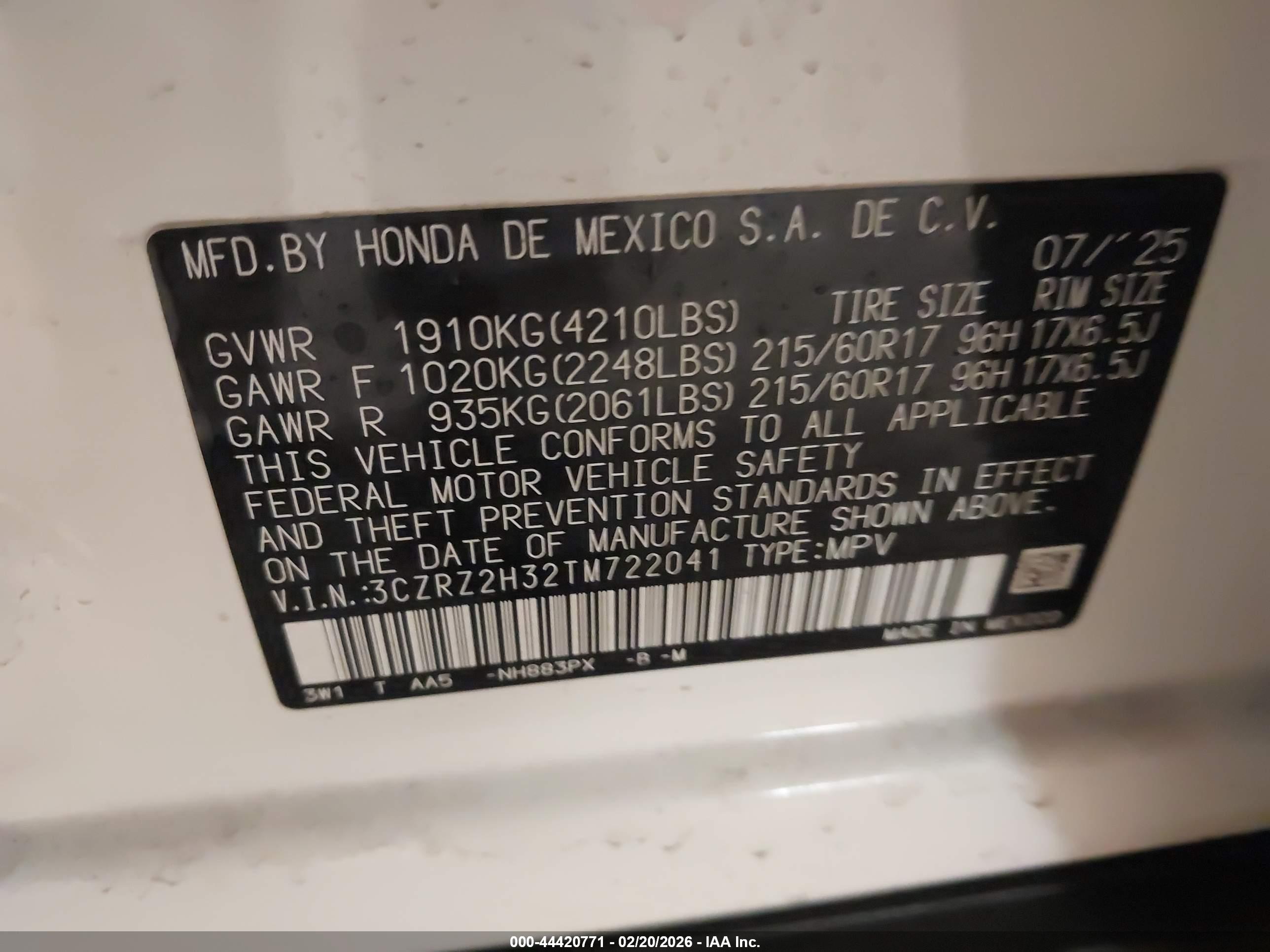 HONDA HR-V image 9