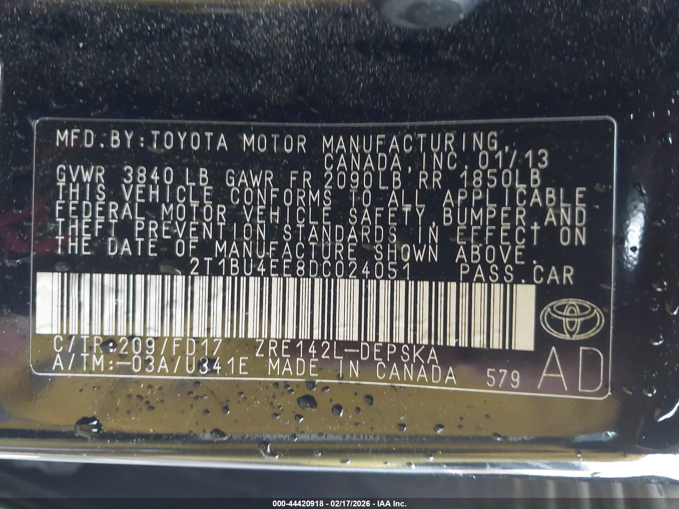 TOYOTA COROLLA image 9