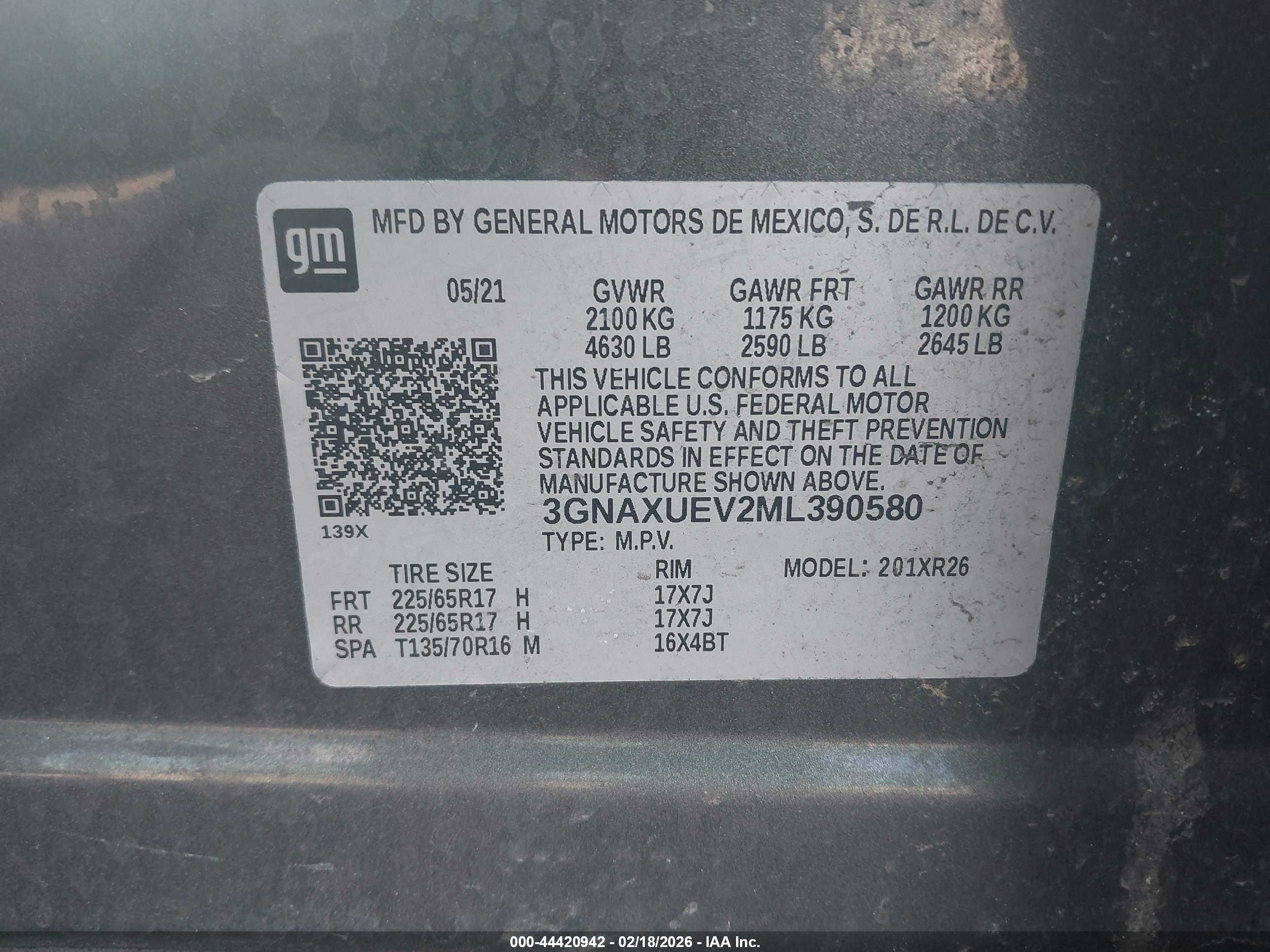 CHEVROLET EQUINOX image 9