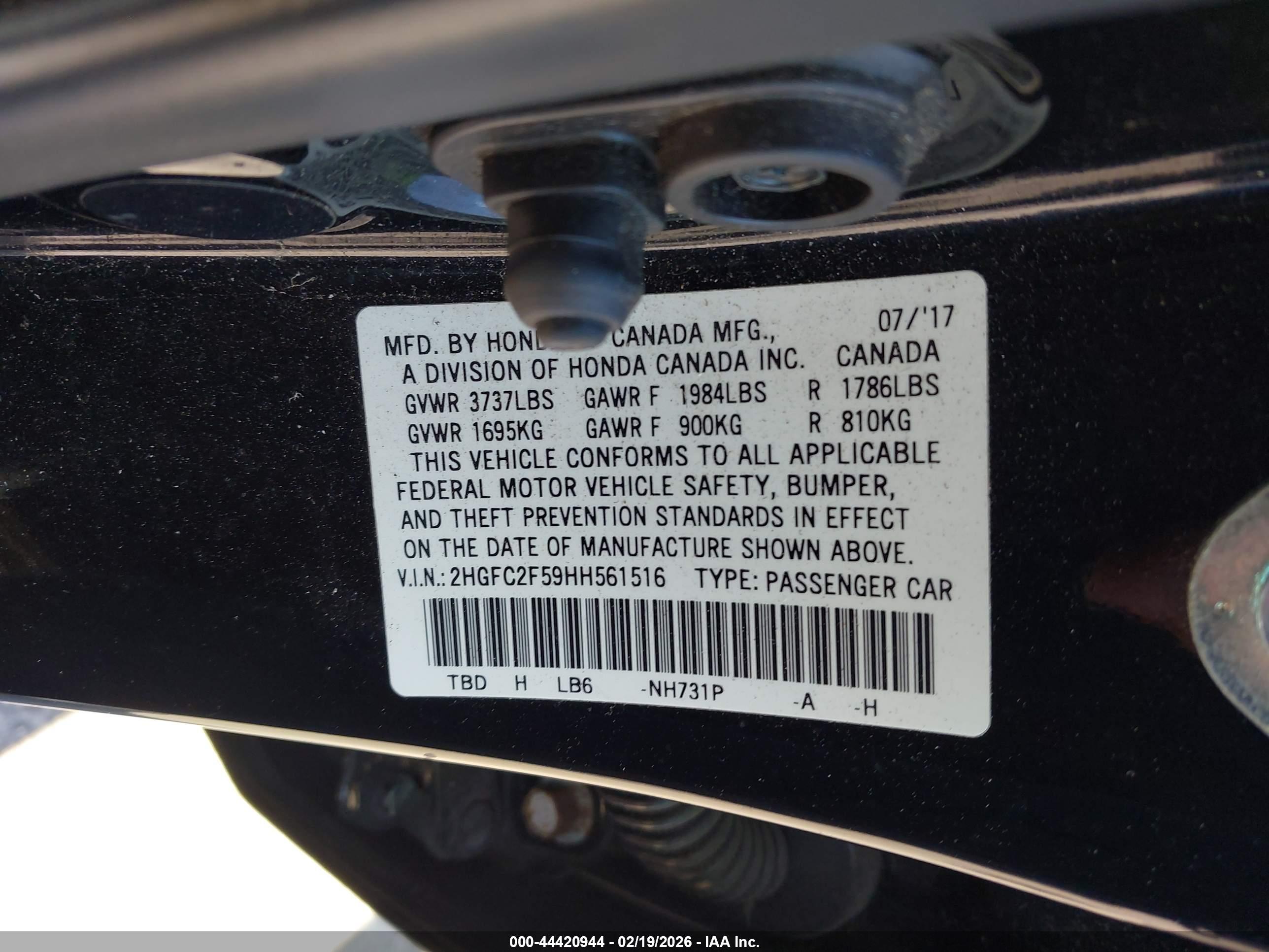 HONDA CIVIC image 9