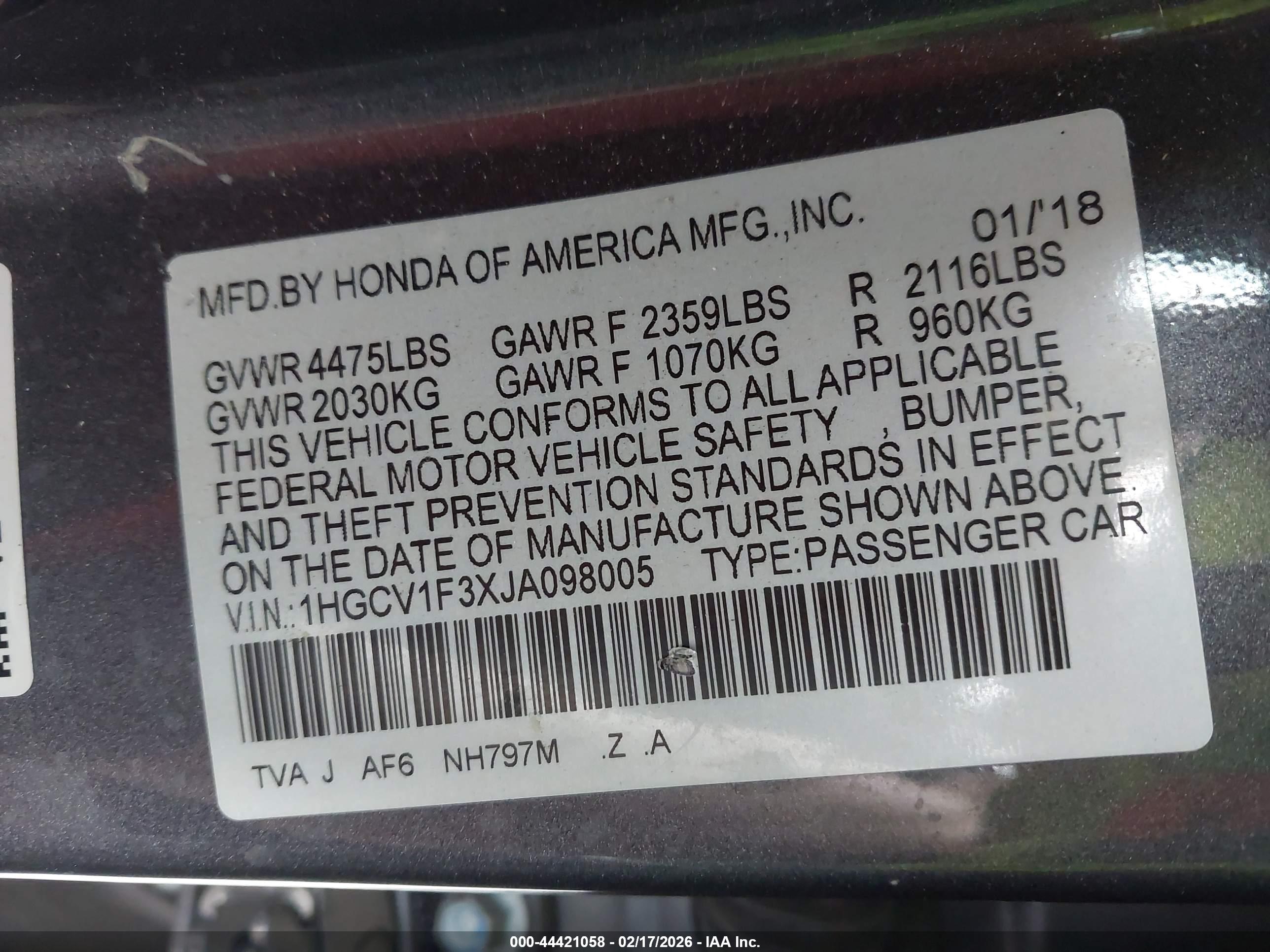 HONDA ACCORD image 9