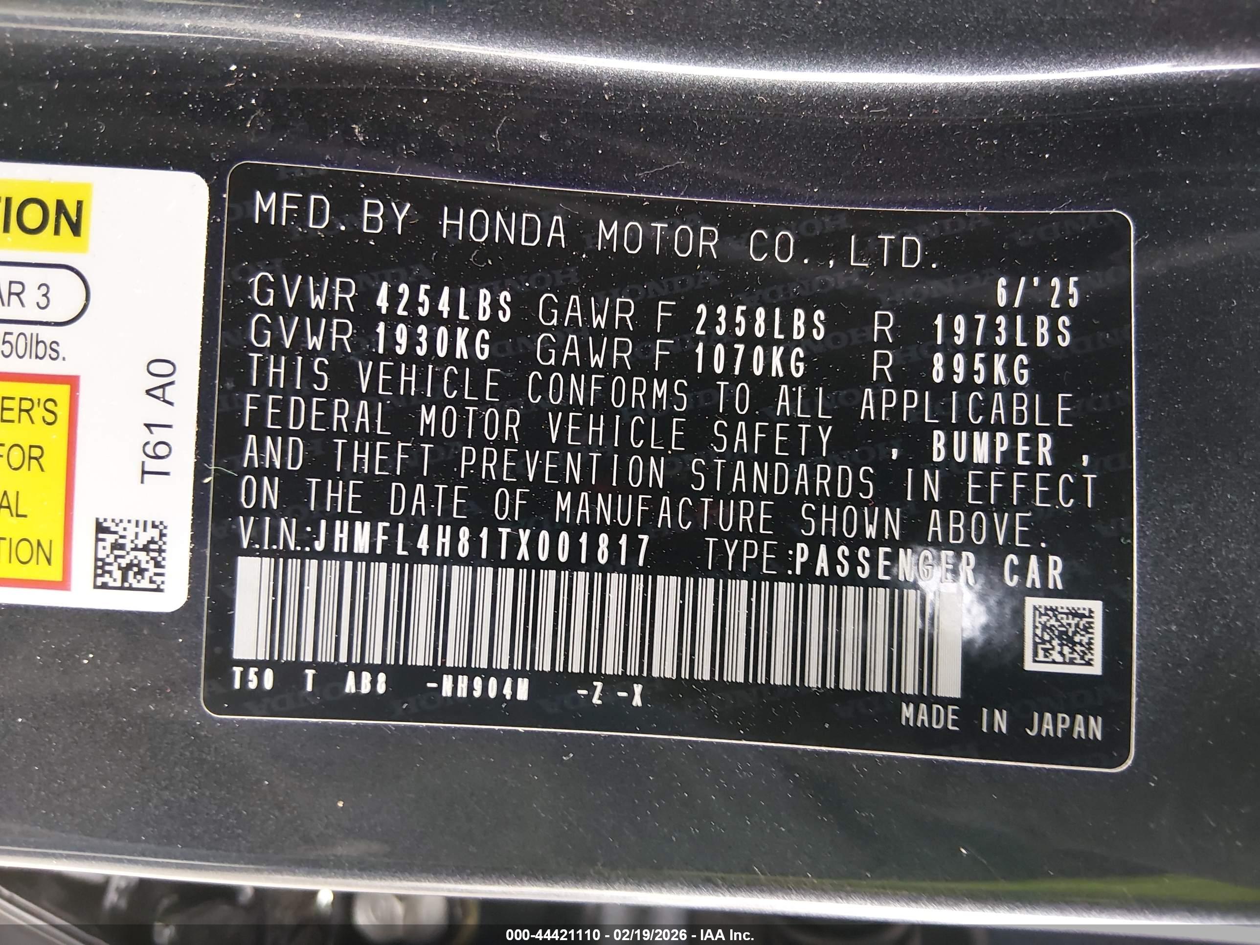 HONDA CIVIC image 9