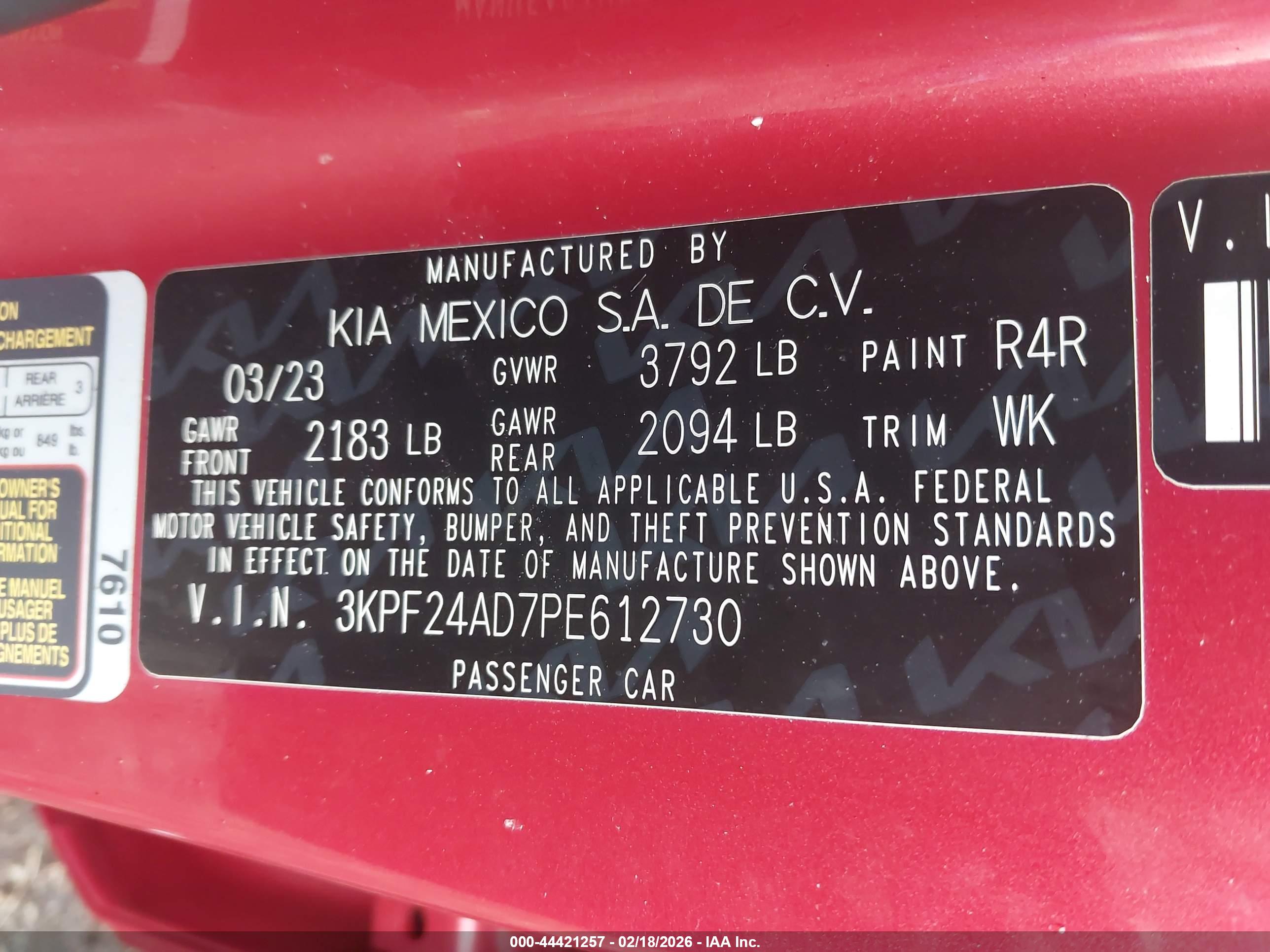KIA FORTE image 9