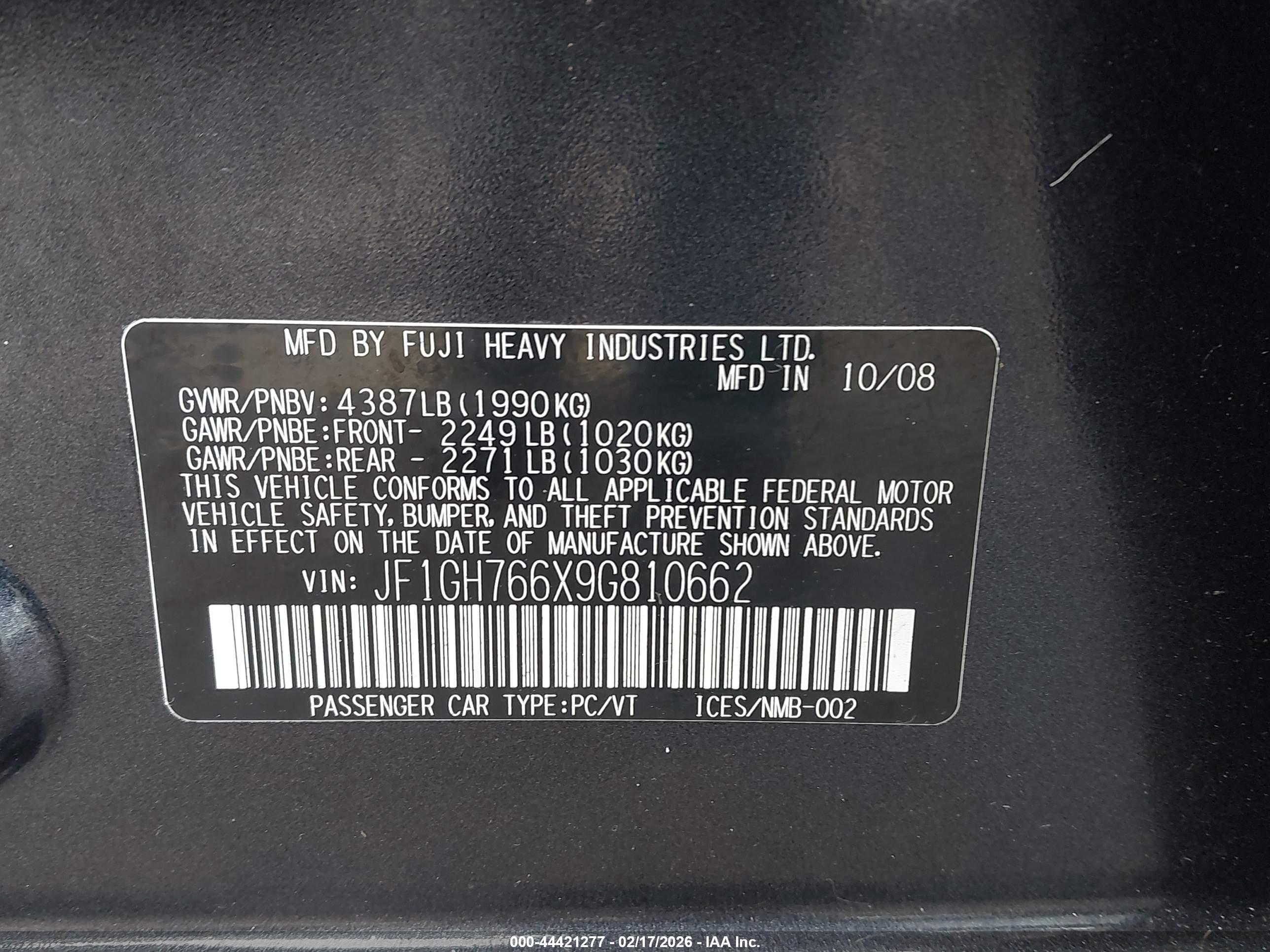 SUBARU IMPREZA image 9