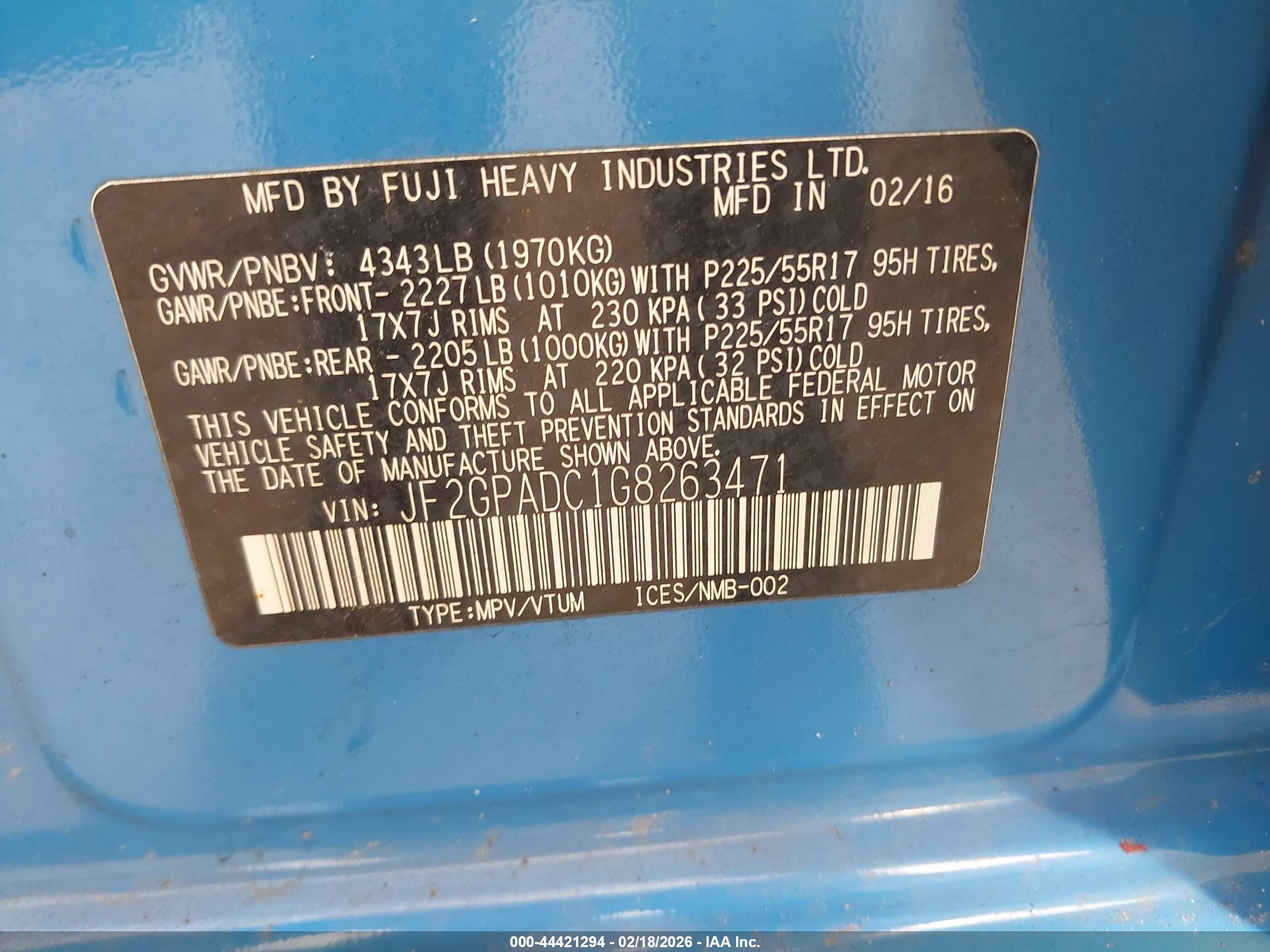 SUBARU CROSSTREK image 9