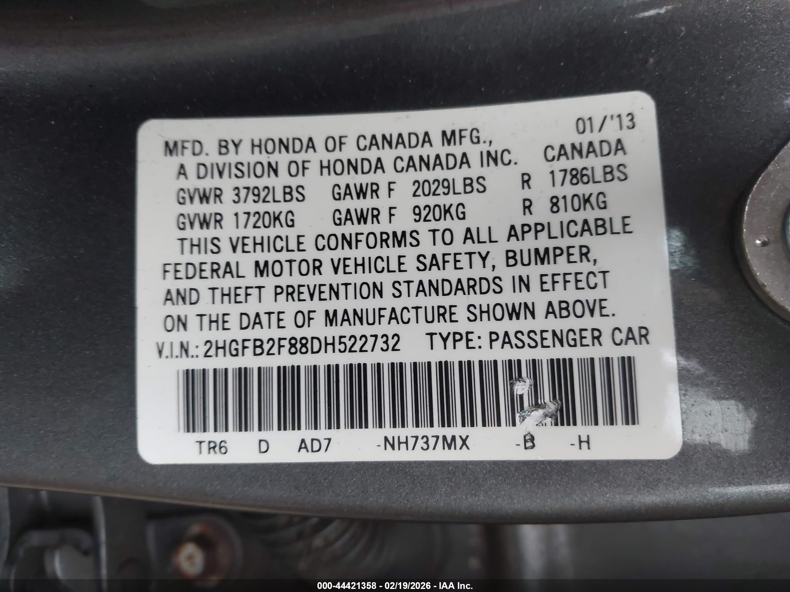 HONDA CIVIC image 9