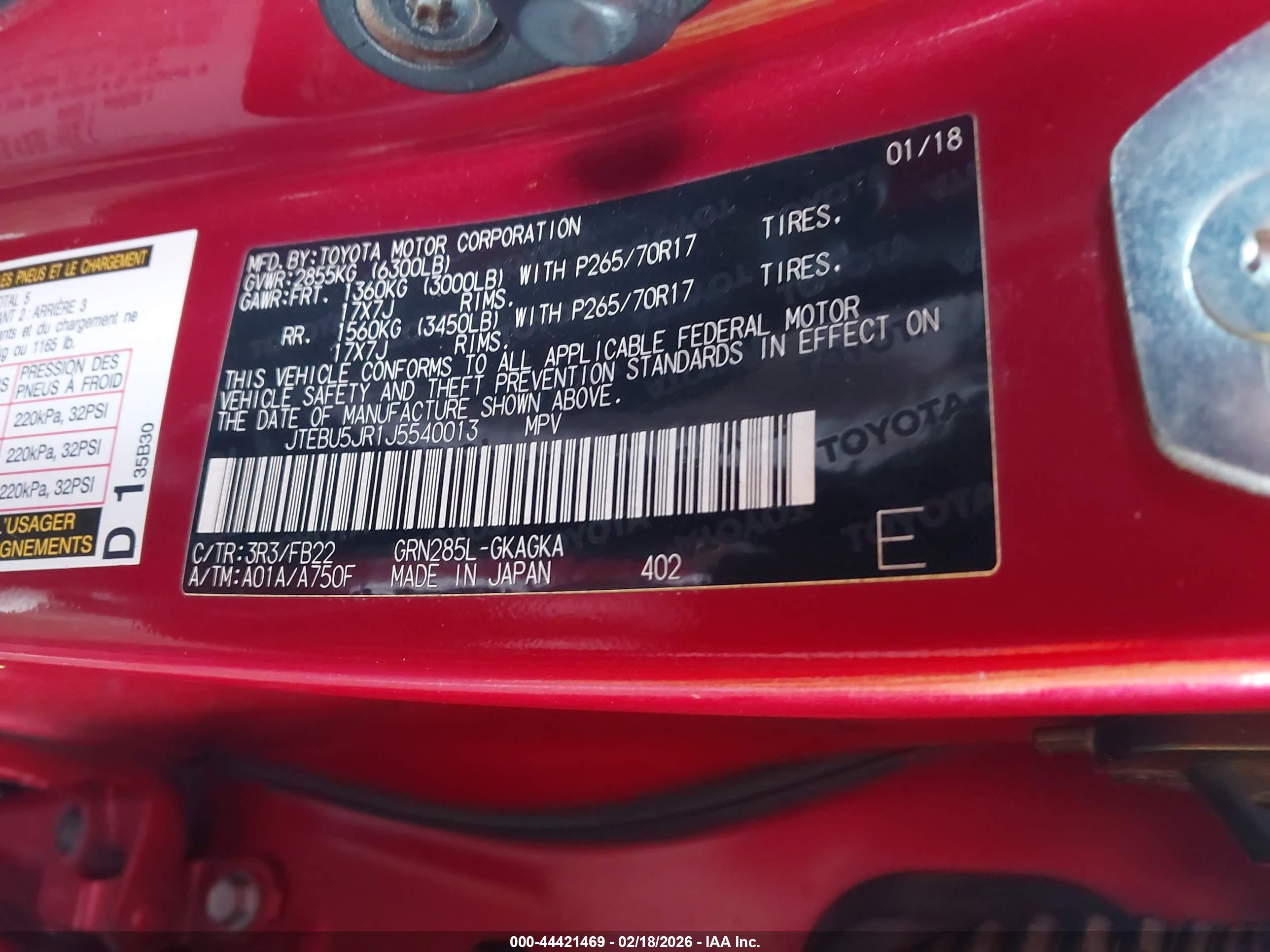 TOYOTA 4RUNNER image 9