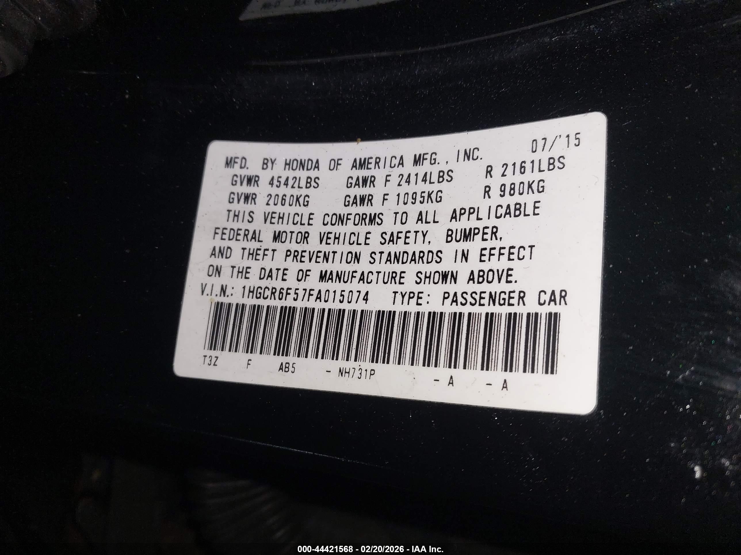 HONDA ACCORD image 9