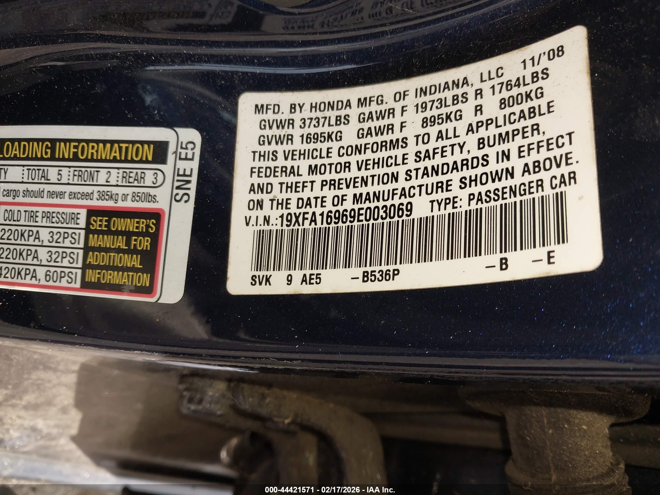 HONDA CIVIC image 9