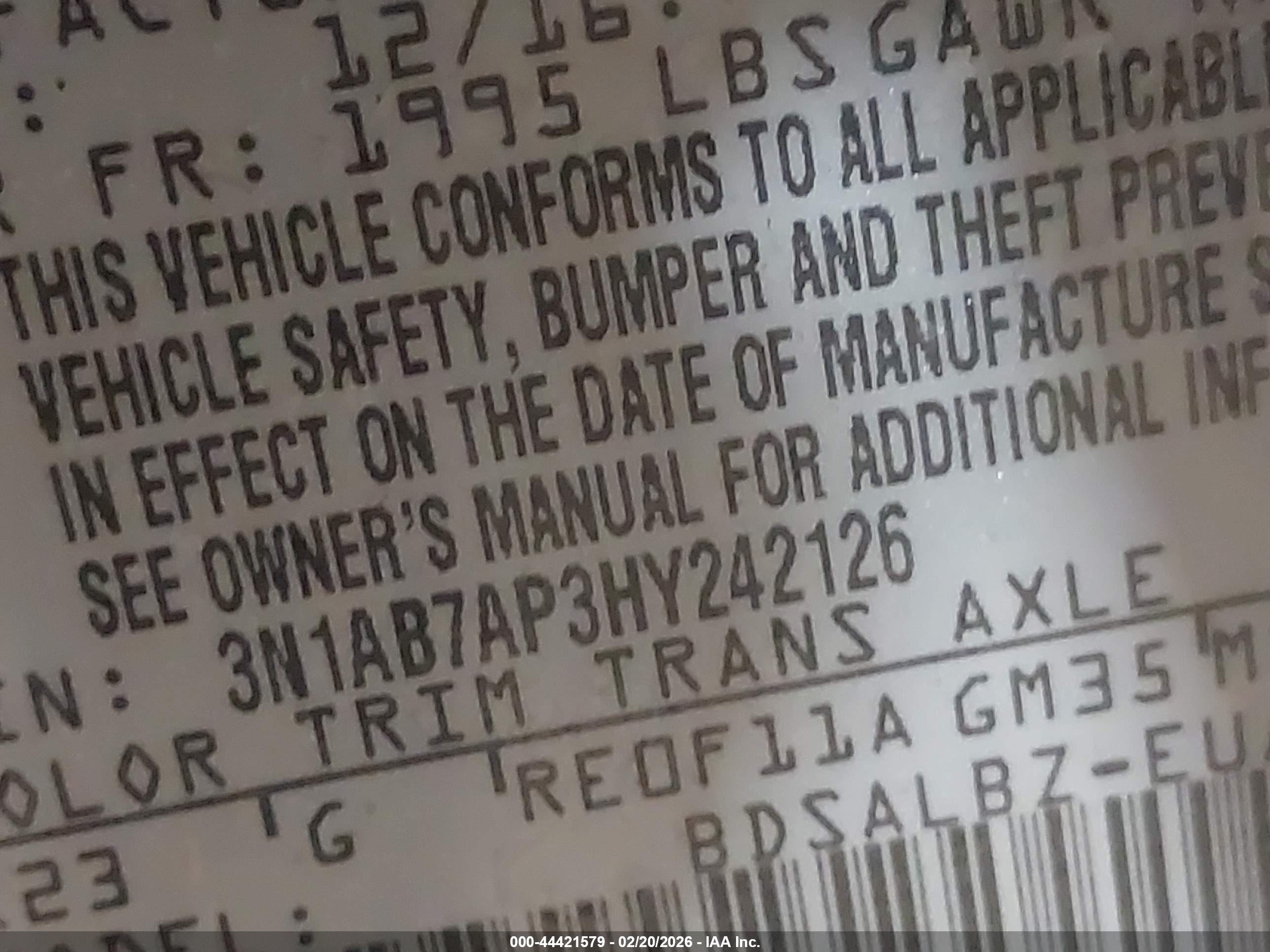 NISSAN SENTRA image 9