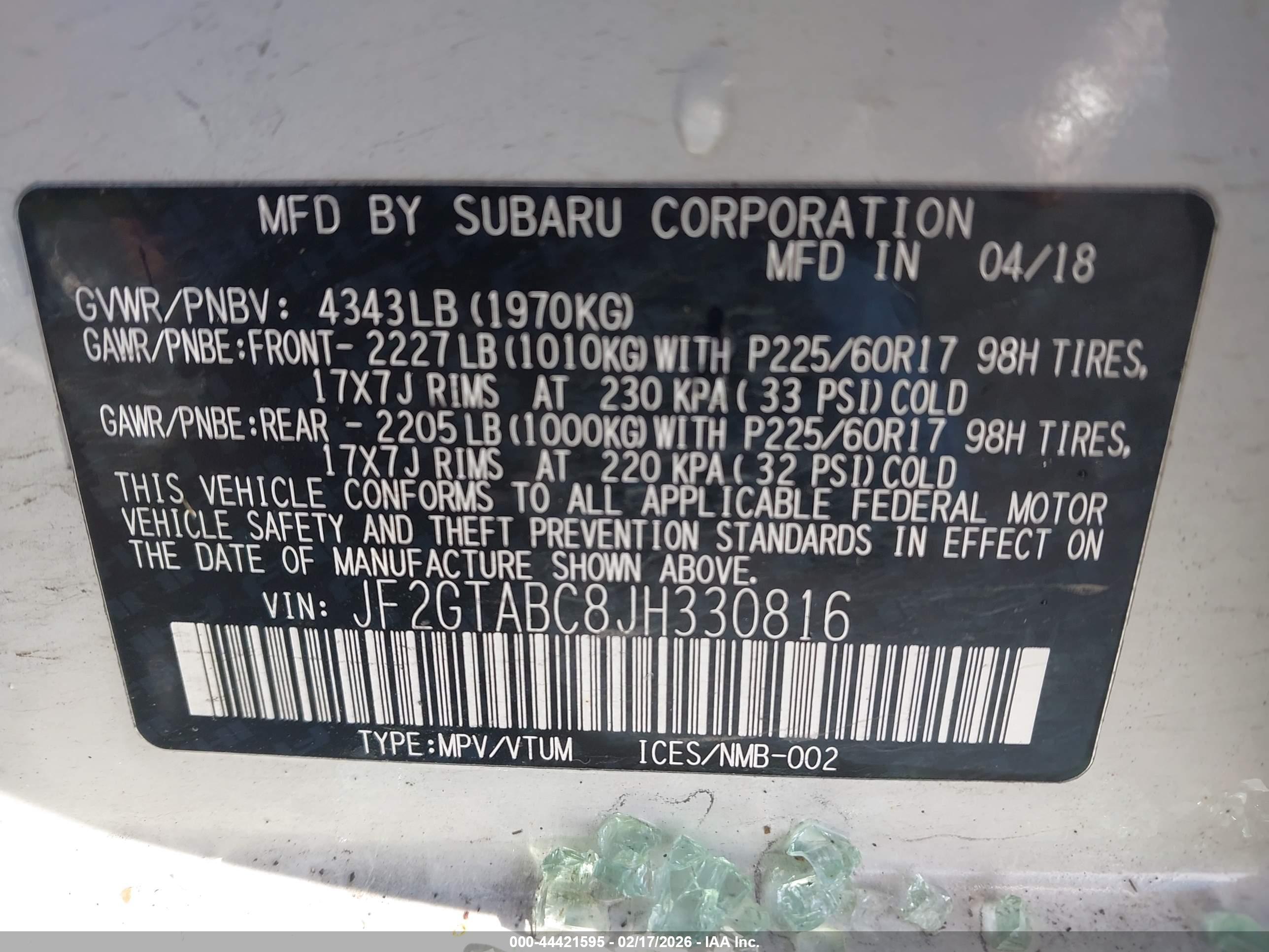 SUBARU CROSSTREK image 9