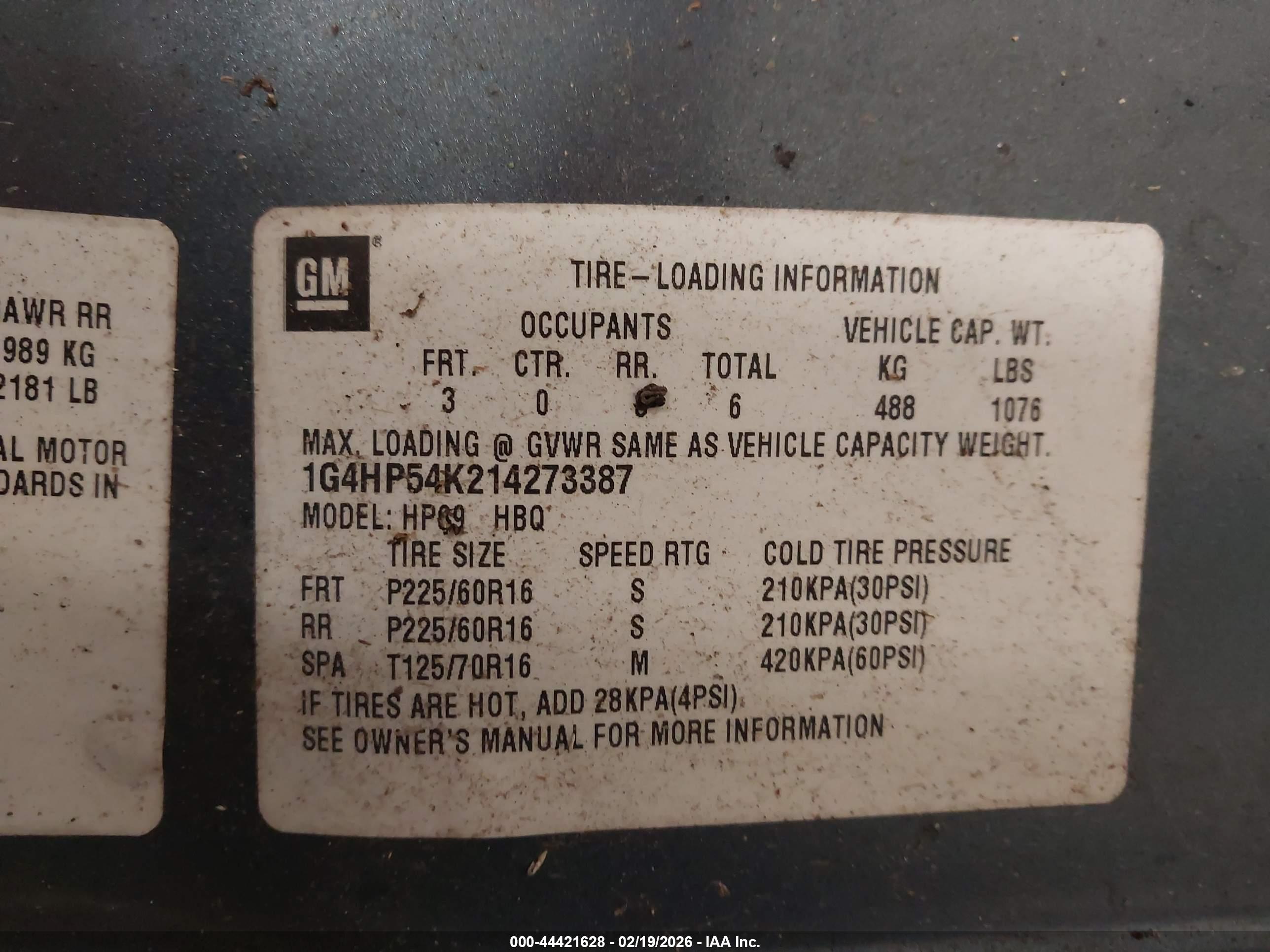 BUICK LESABRE image 9