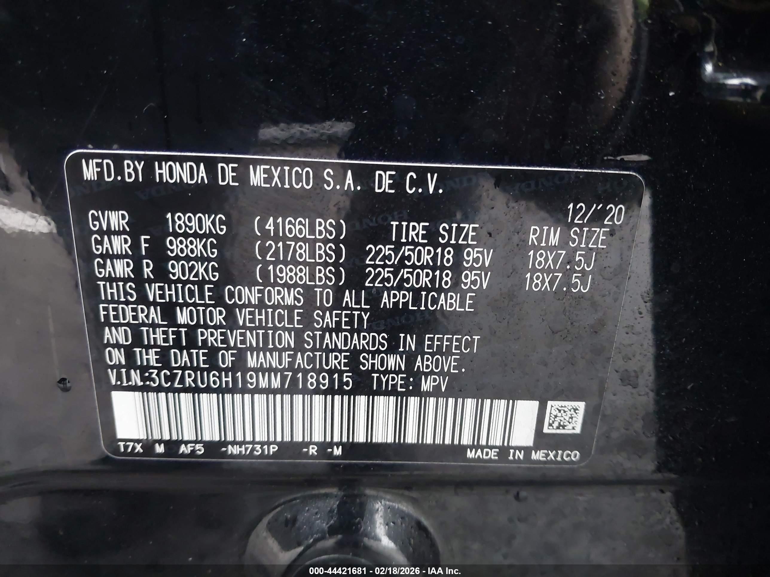 HONDA HR-V image 9