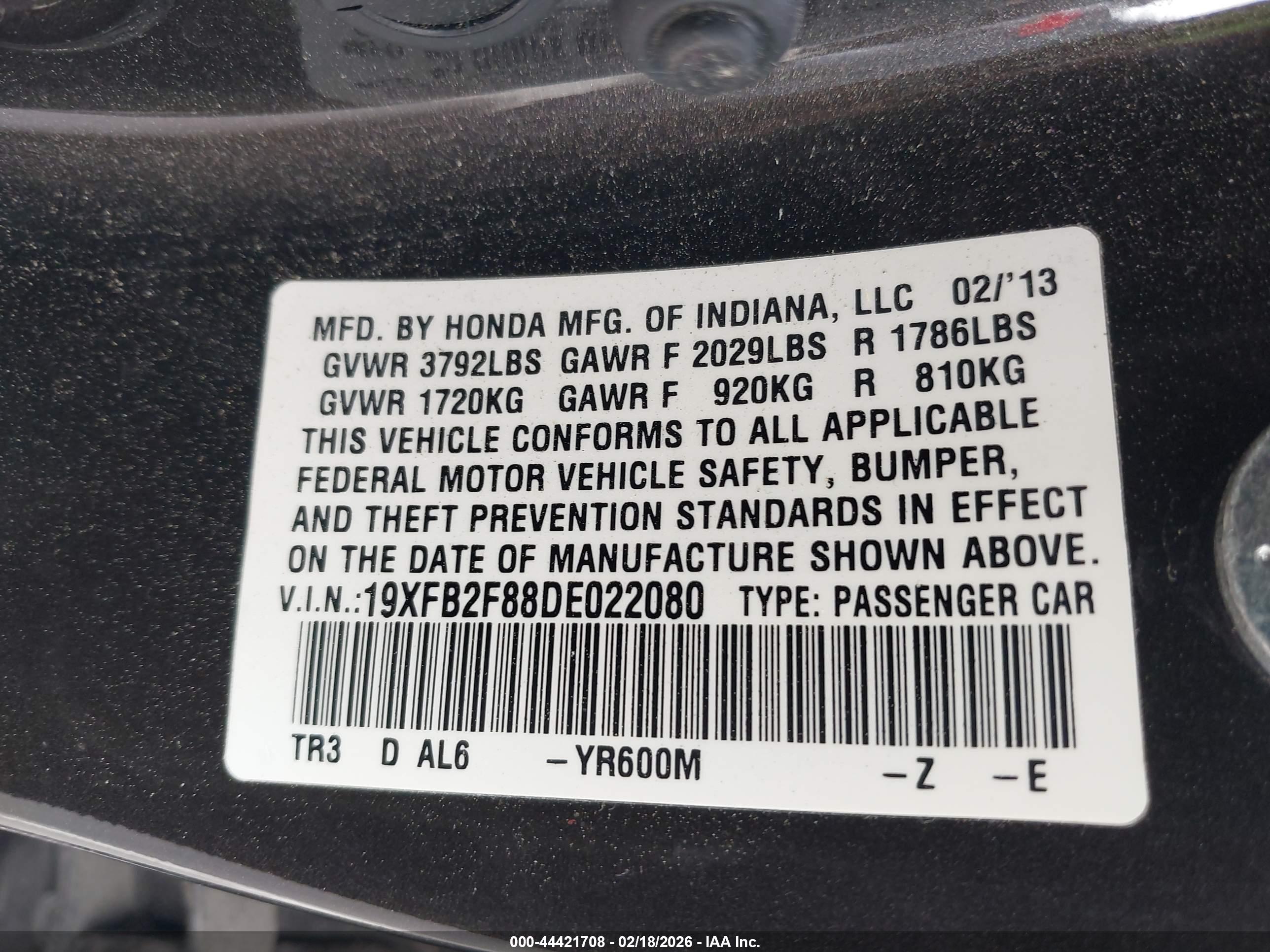 HONDA CIVIC image 9