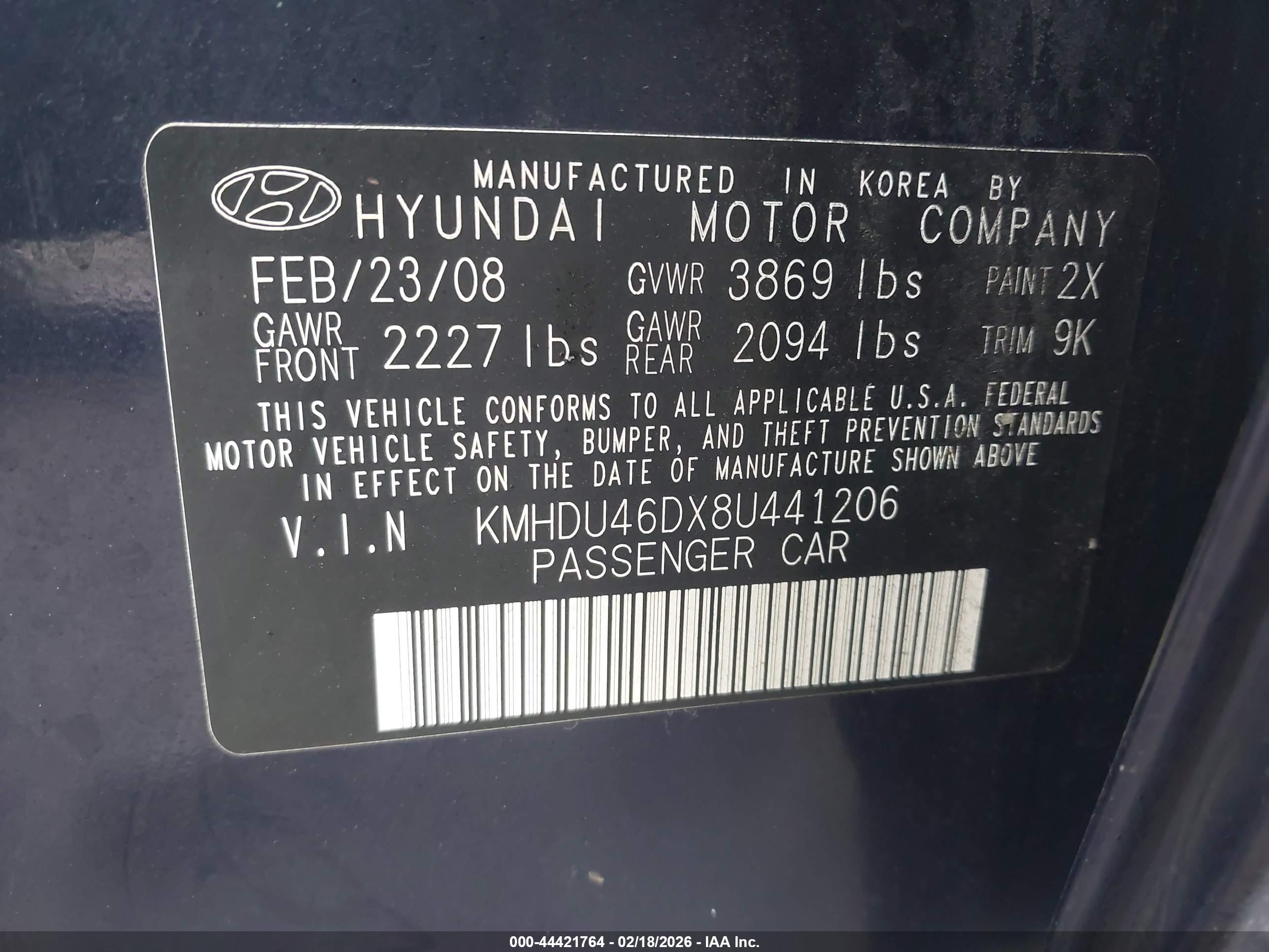 HYUNDAI ELANTRA image 9