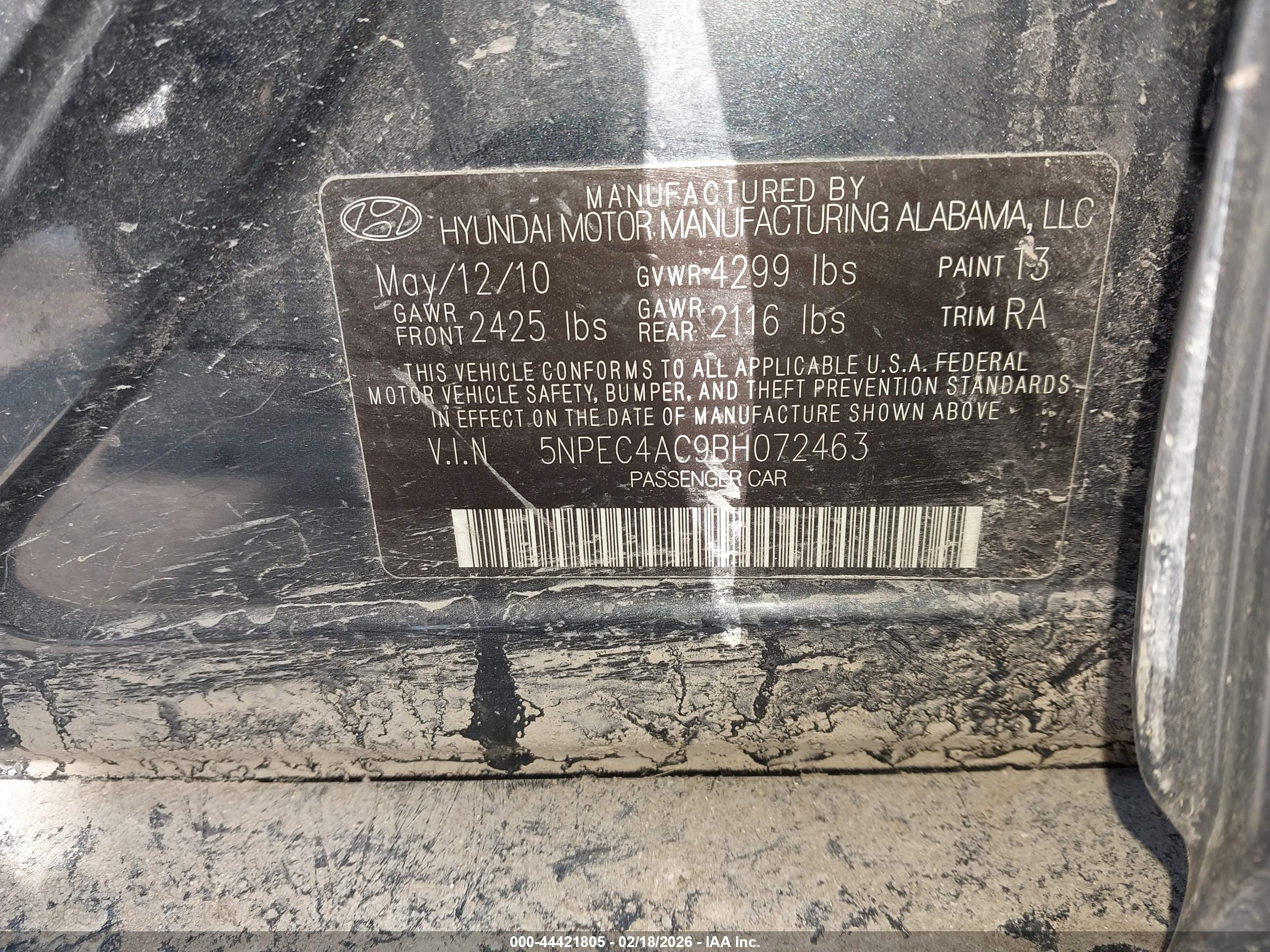 HYUNDAI SONATA image 9