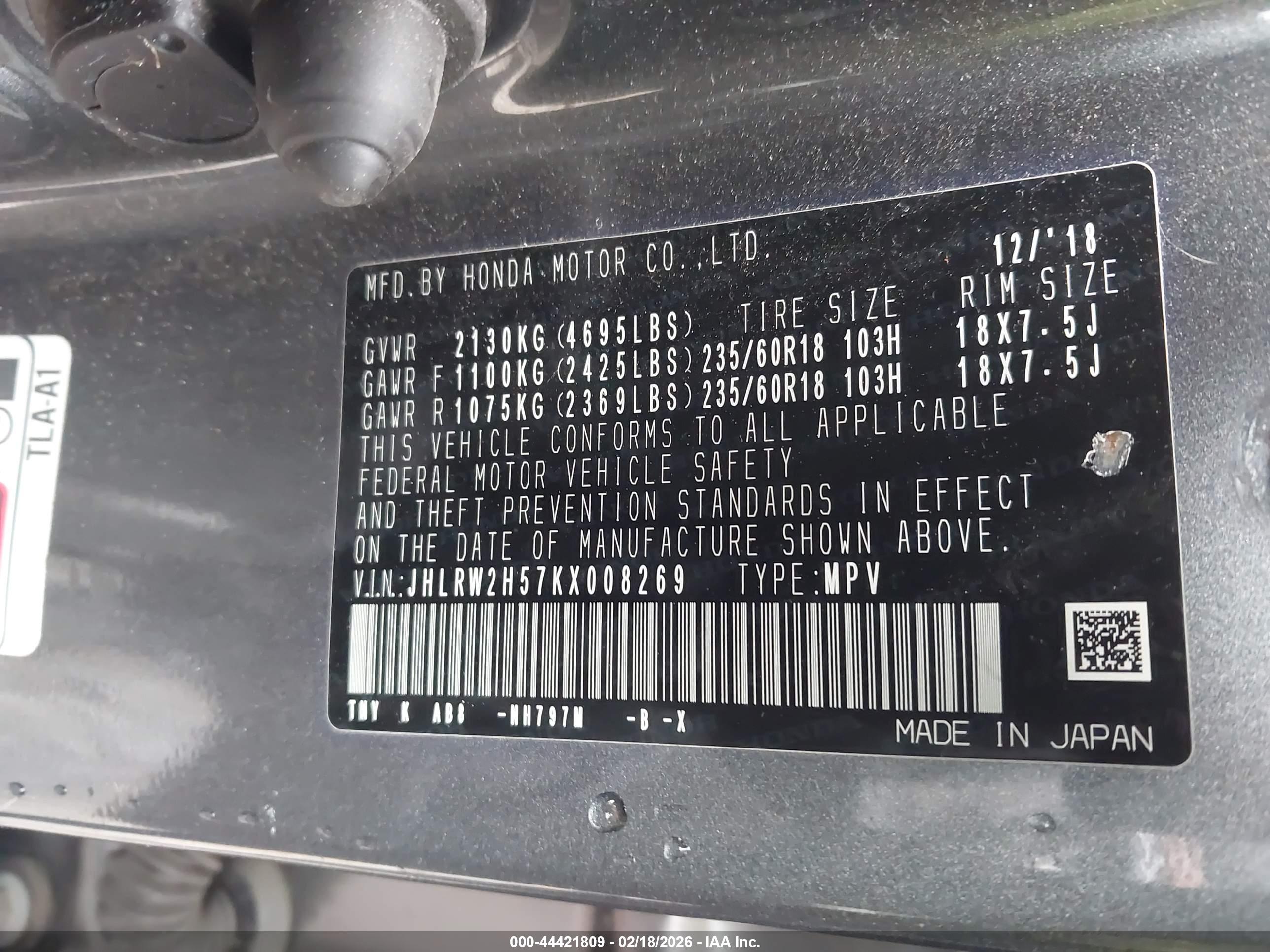 HONDA CR-V image 9