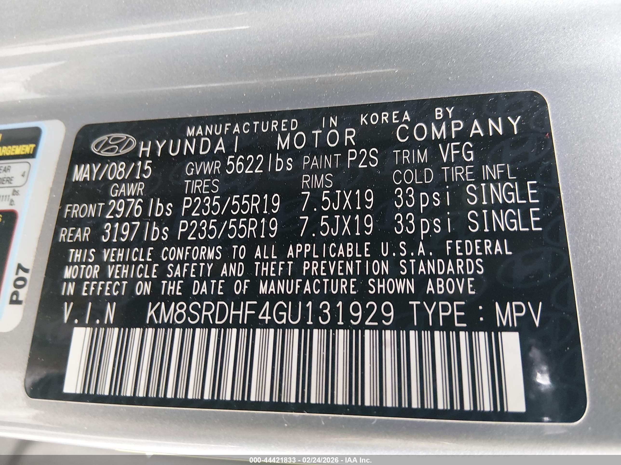 HYUNDAI SANTA image 9