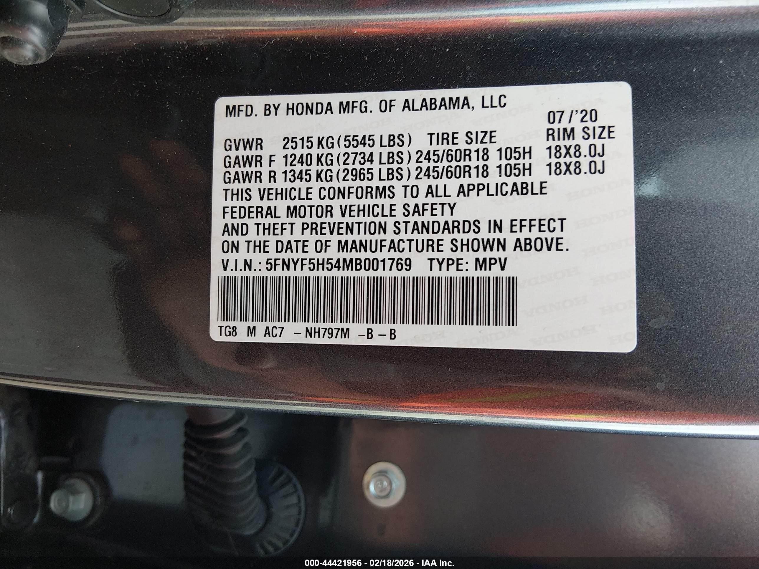 HONDA PILOT image 9