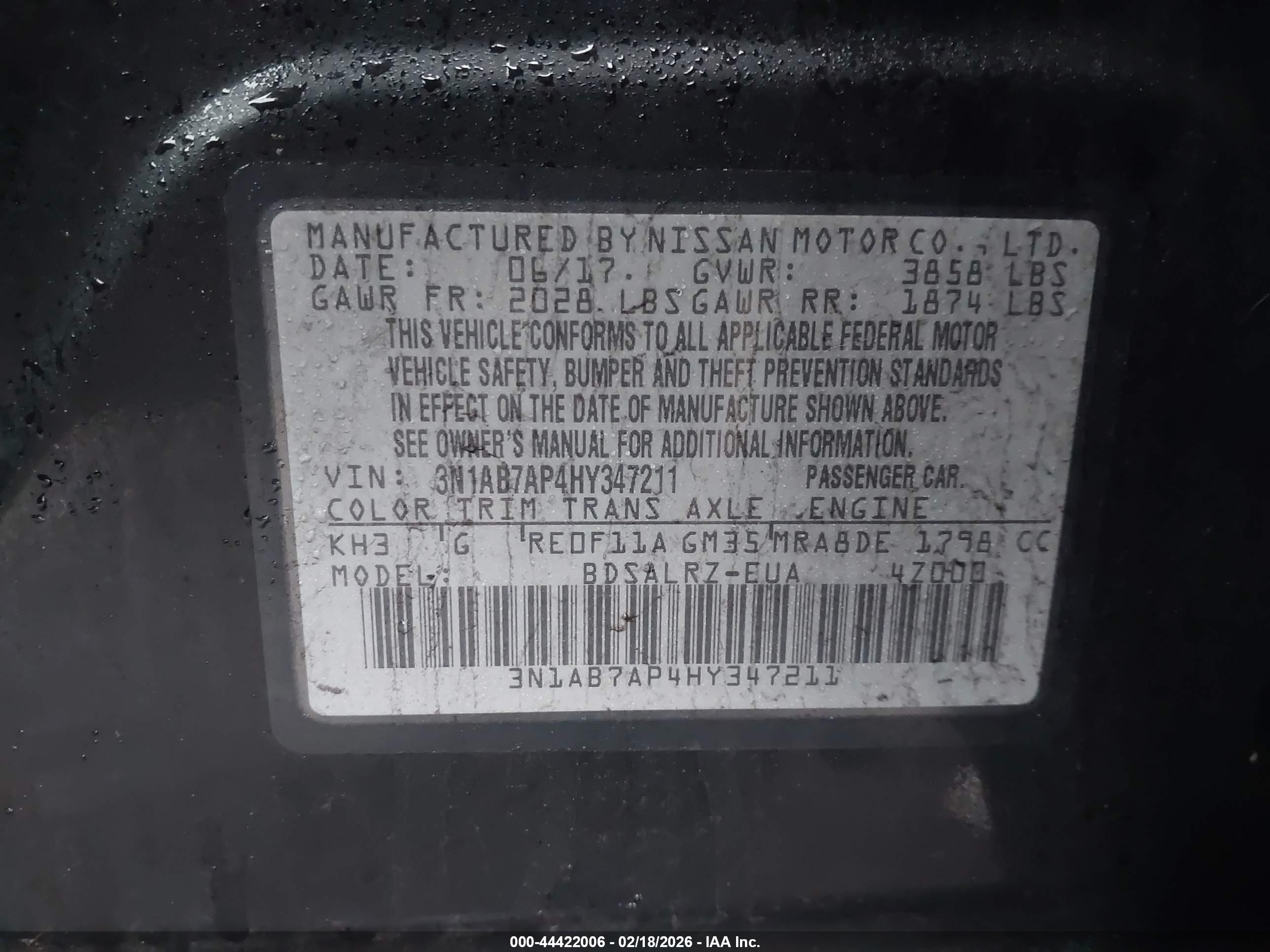 NISSAN SENTRA image 9