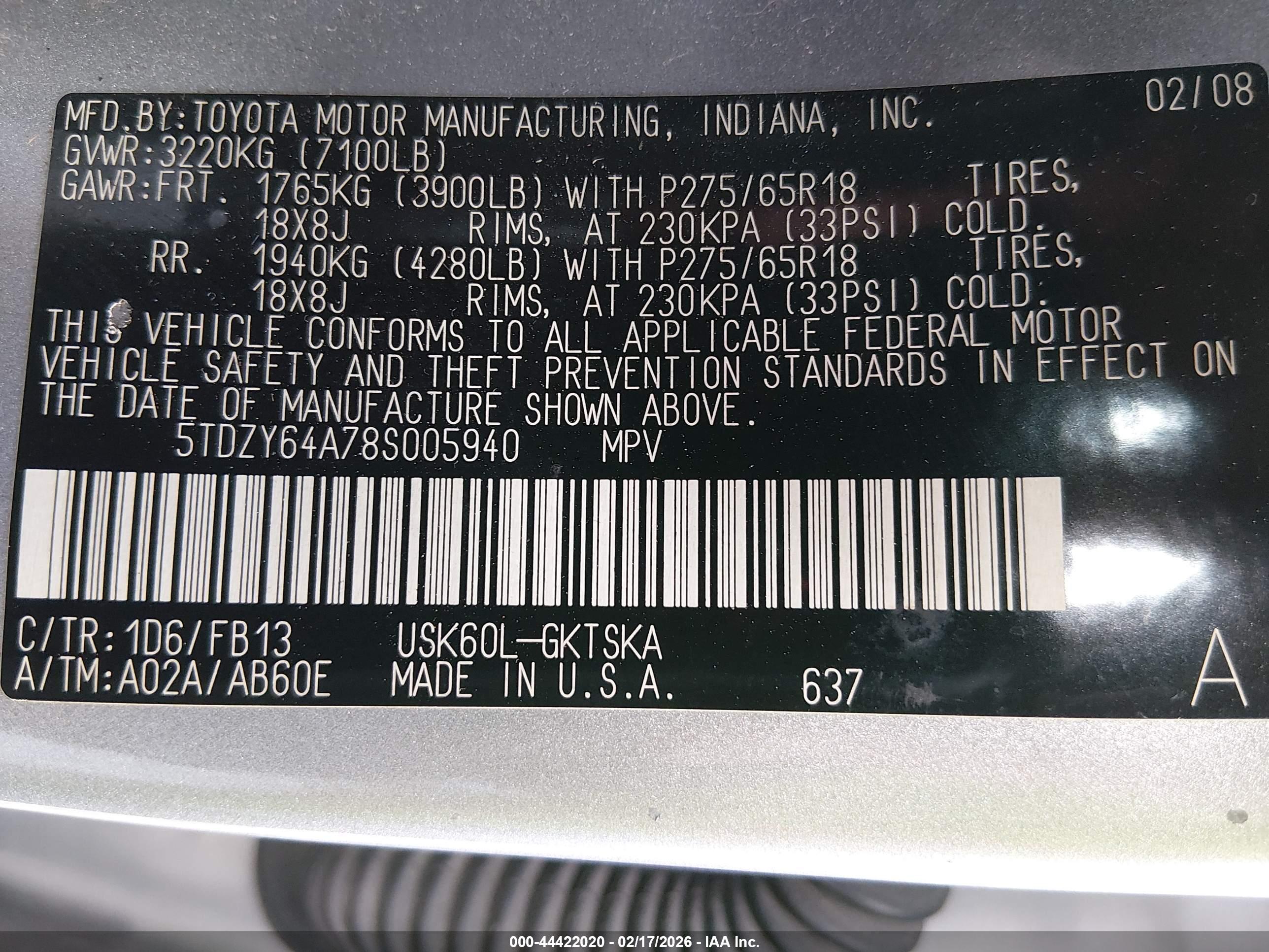 TOYOTA SEQUOIA image 9