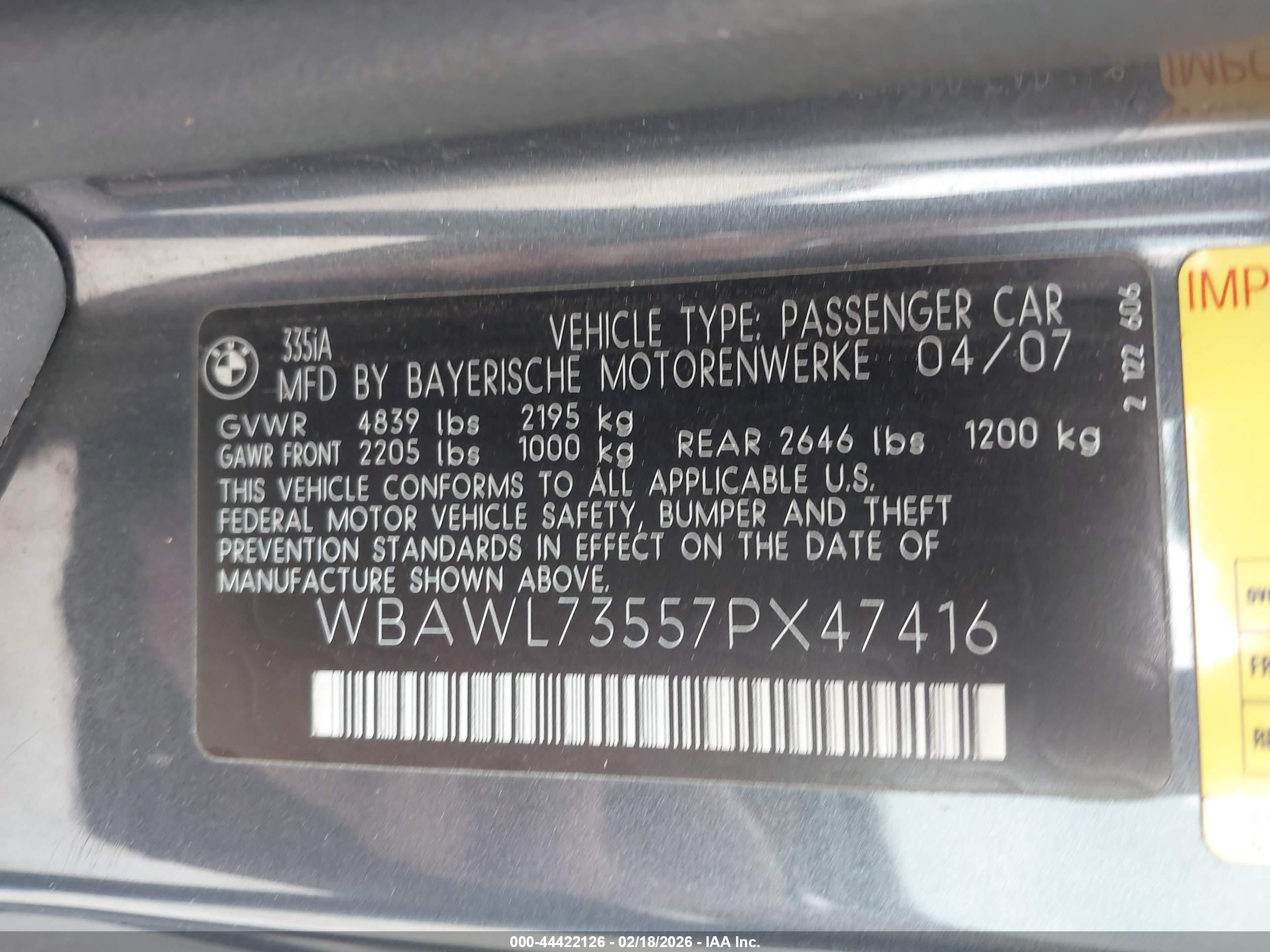 BMW 335I image 9