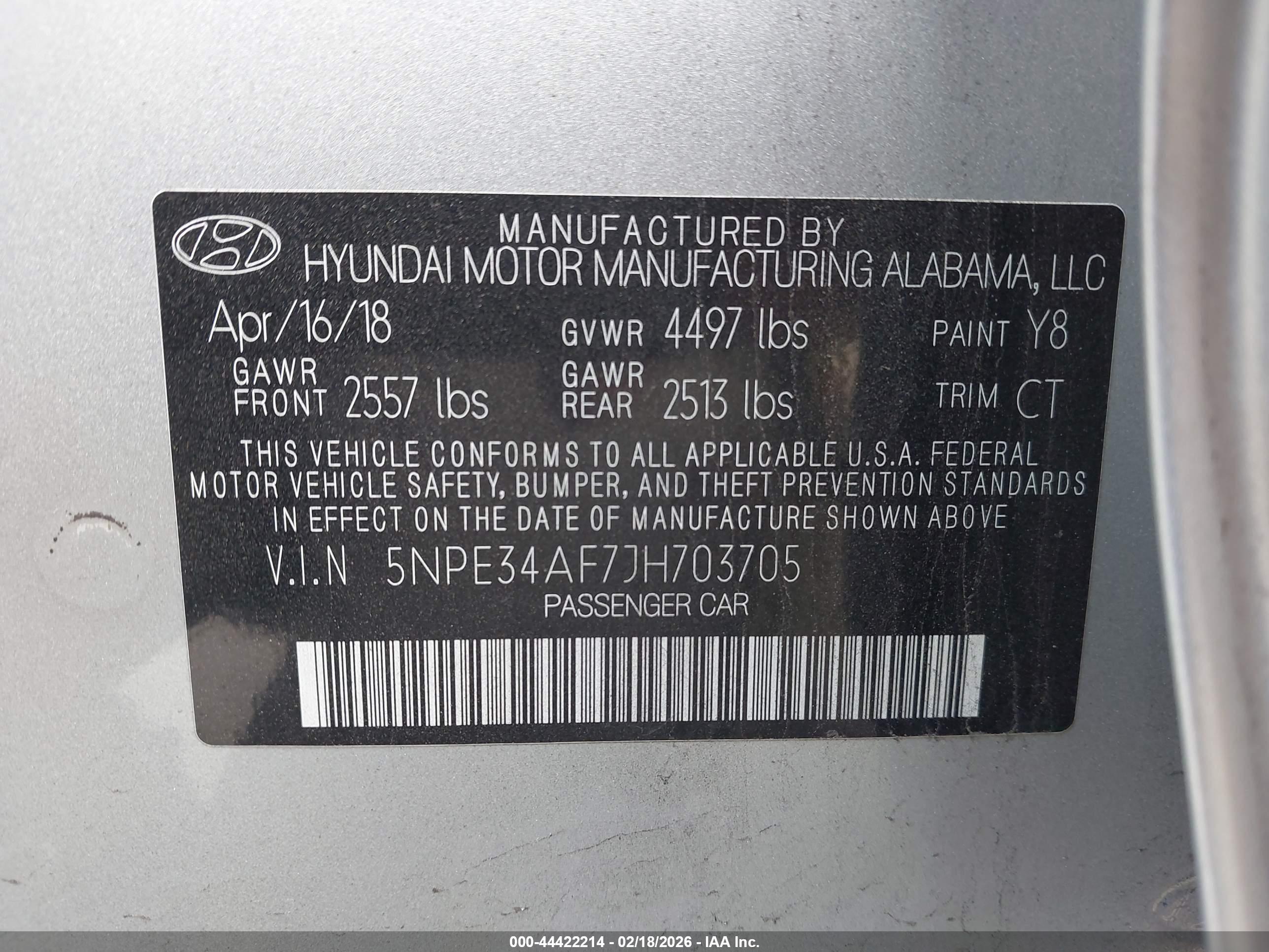 HYUNDAI SONATA image 9
