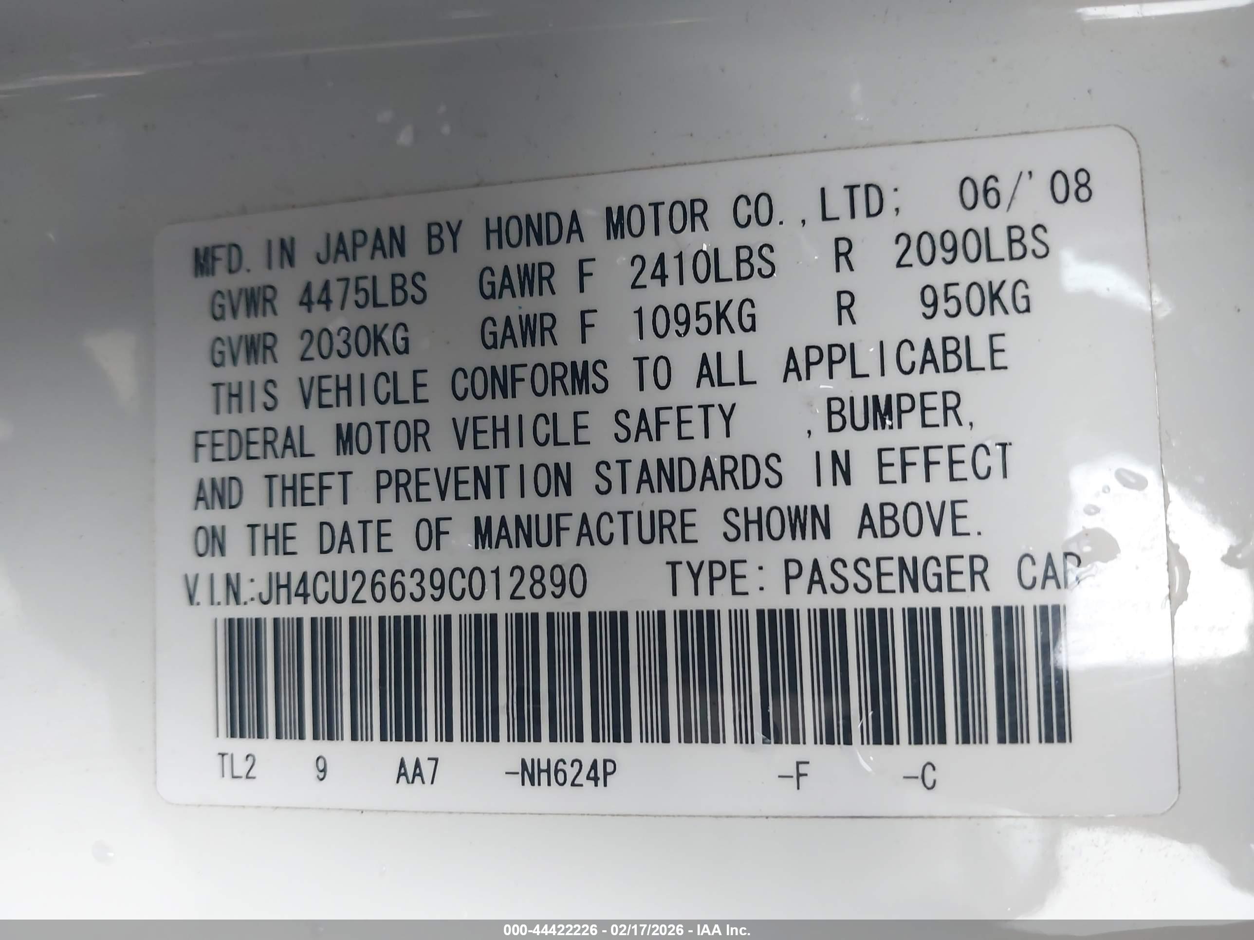ACURA TSX image 9