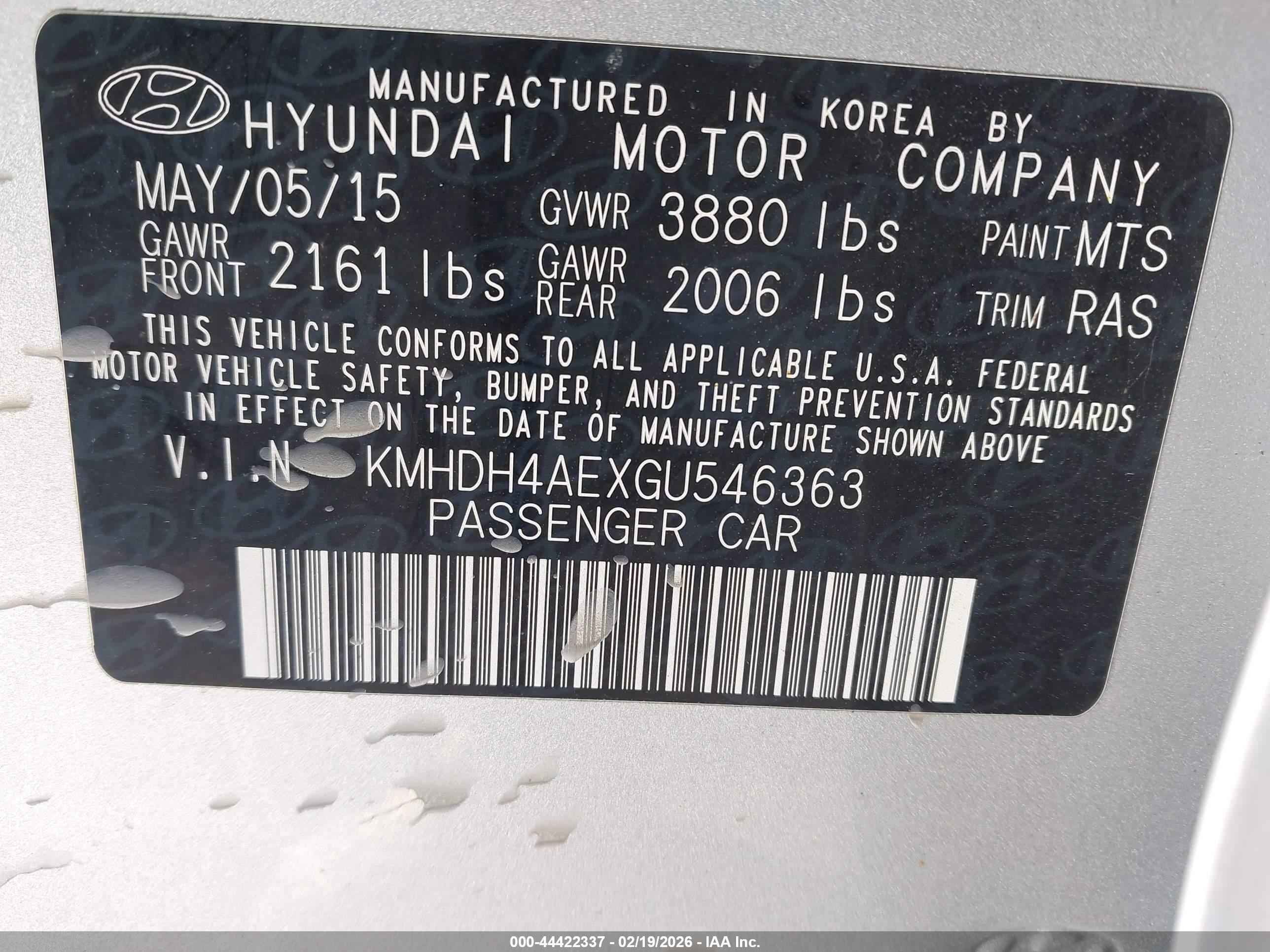 HYUNDAI ELANTRA image 9