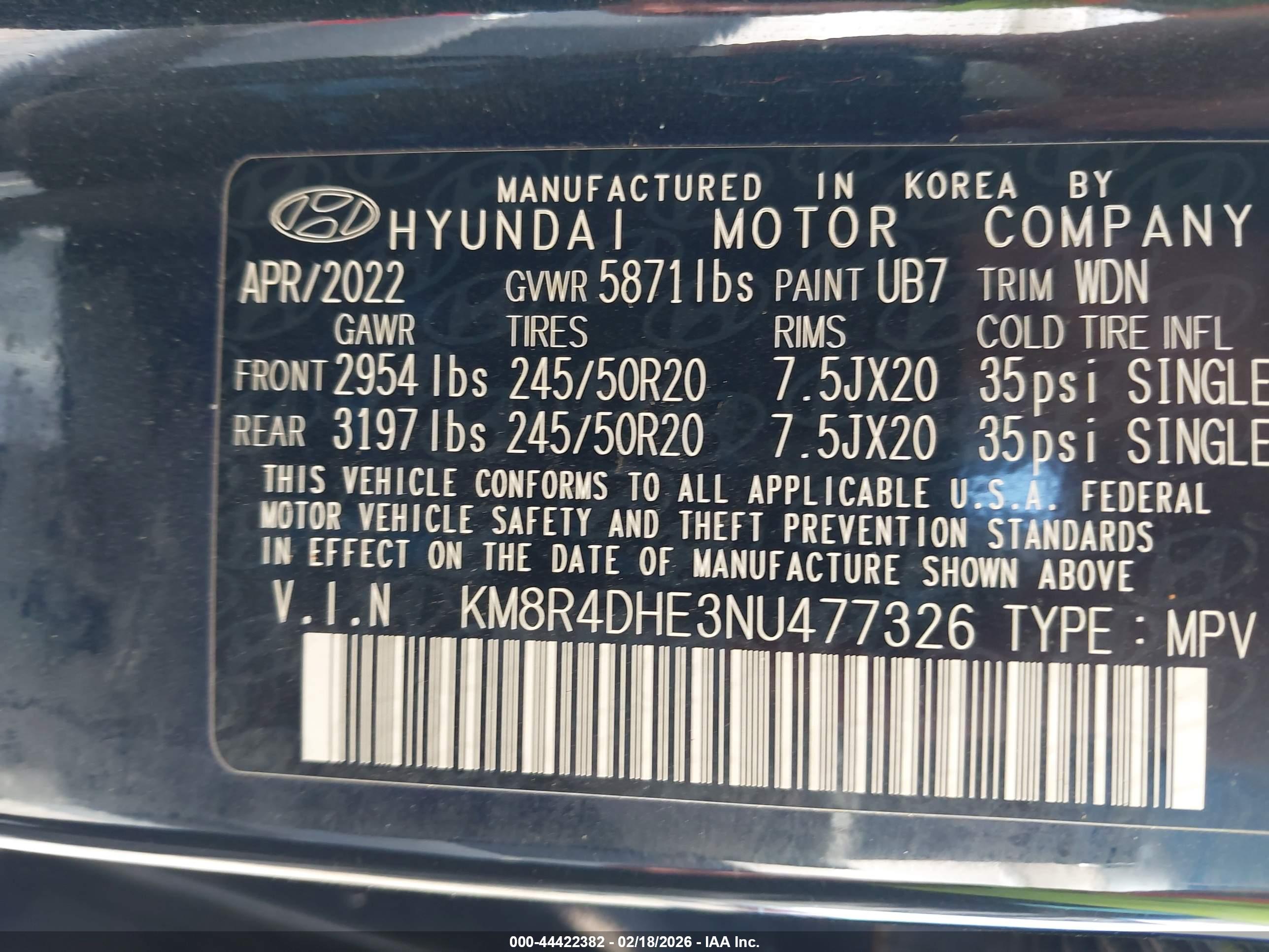 HYUNDAI PALISADE image 9