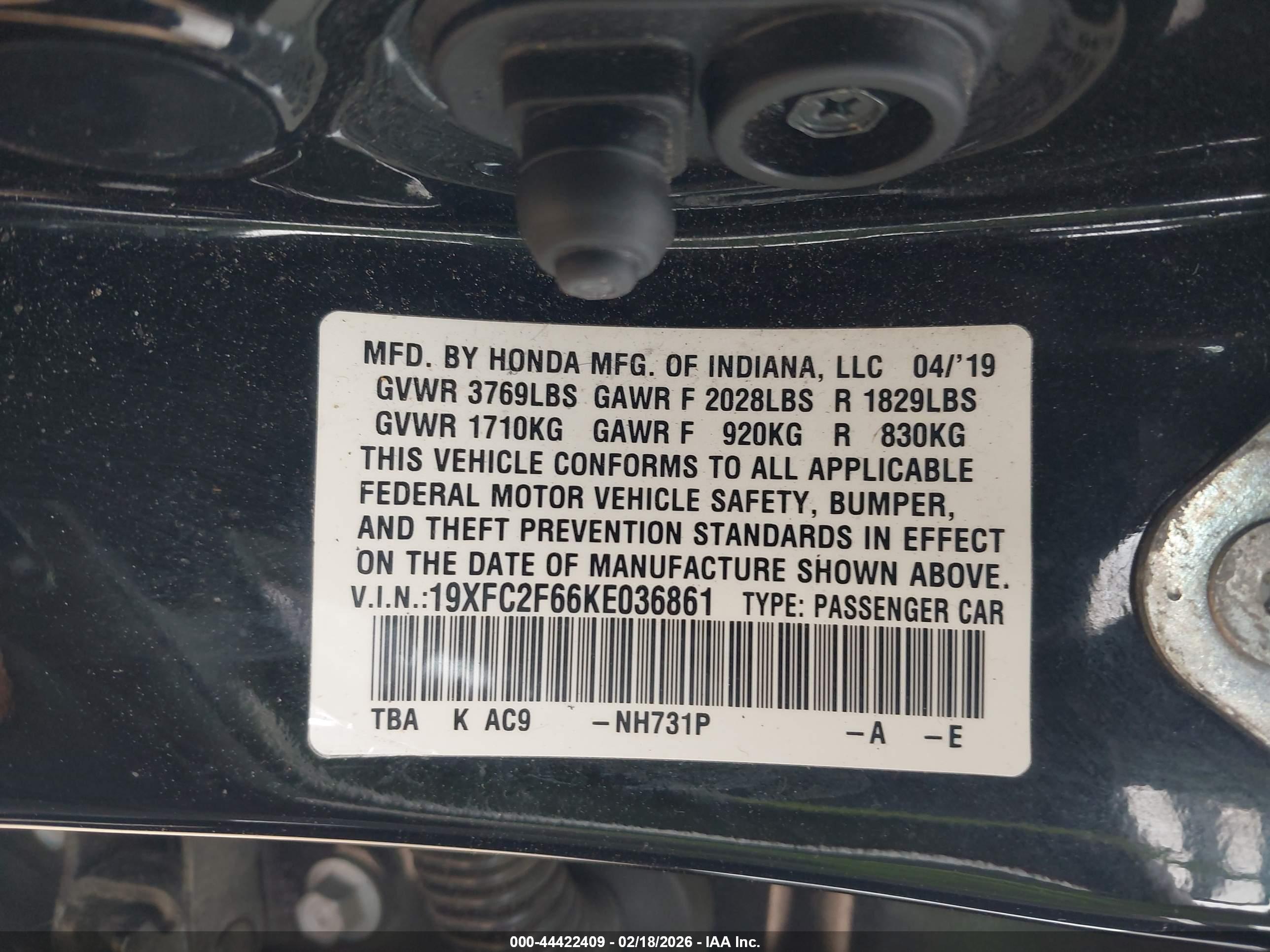 HONDA CIVIC image 9