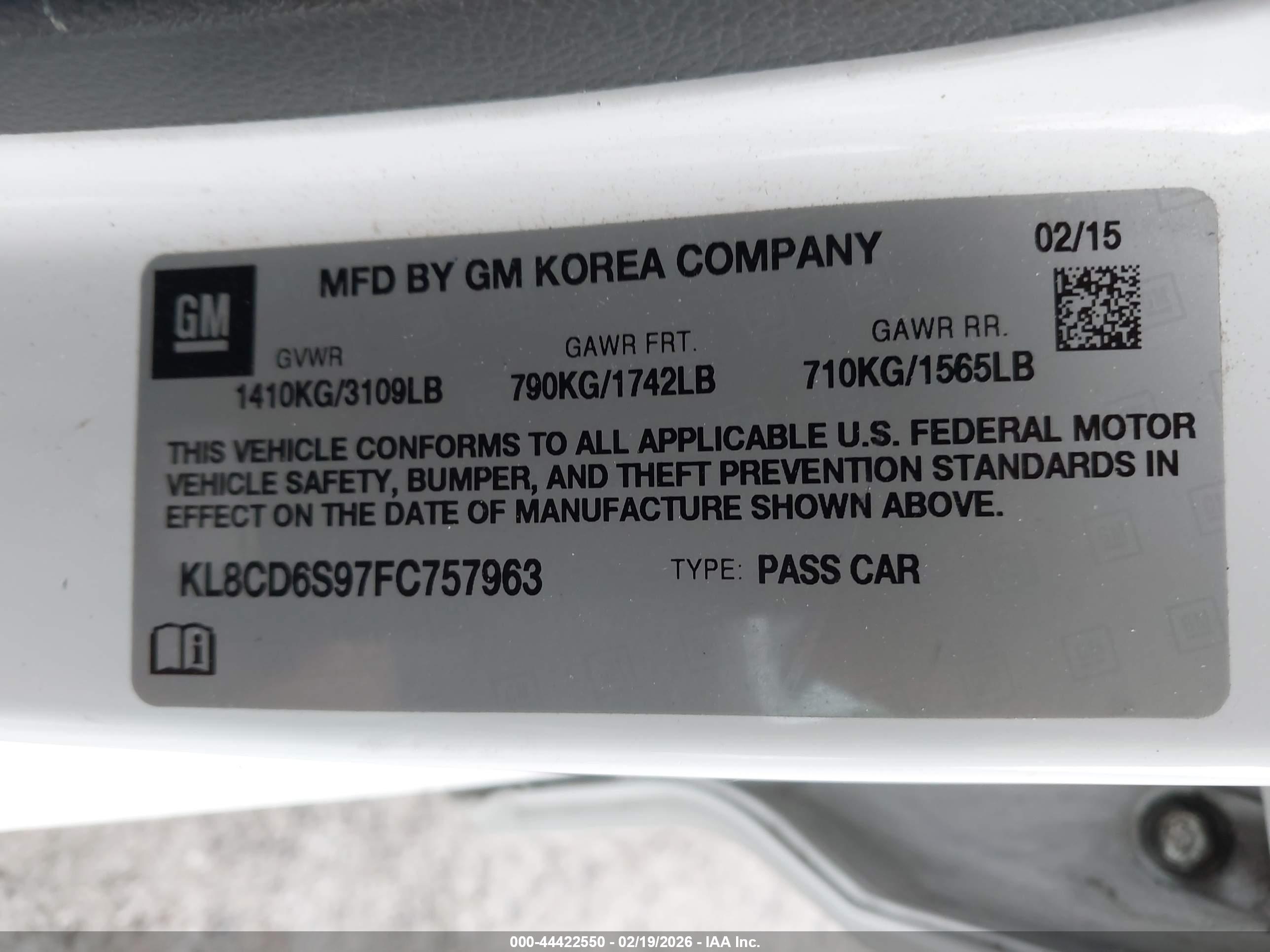 CHEVROLET SPARK image 9