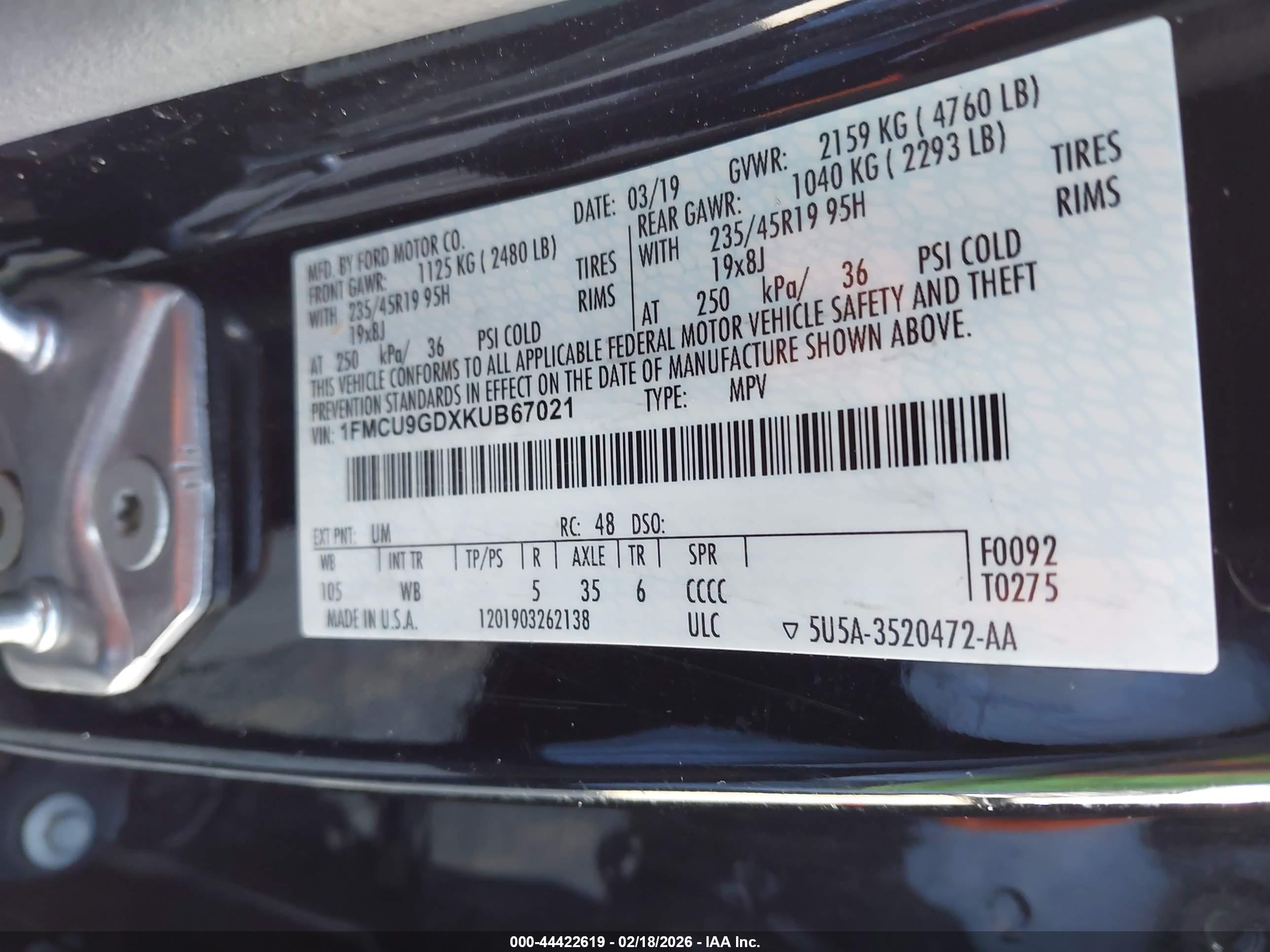 FORD ESCAPE image 9