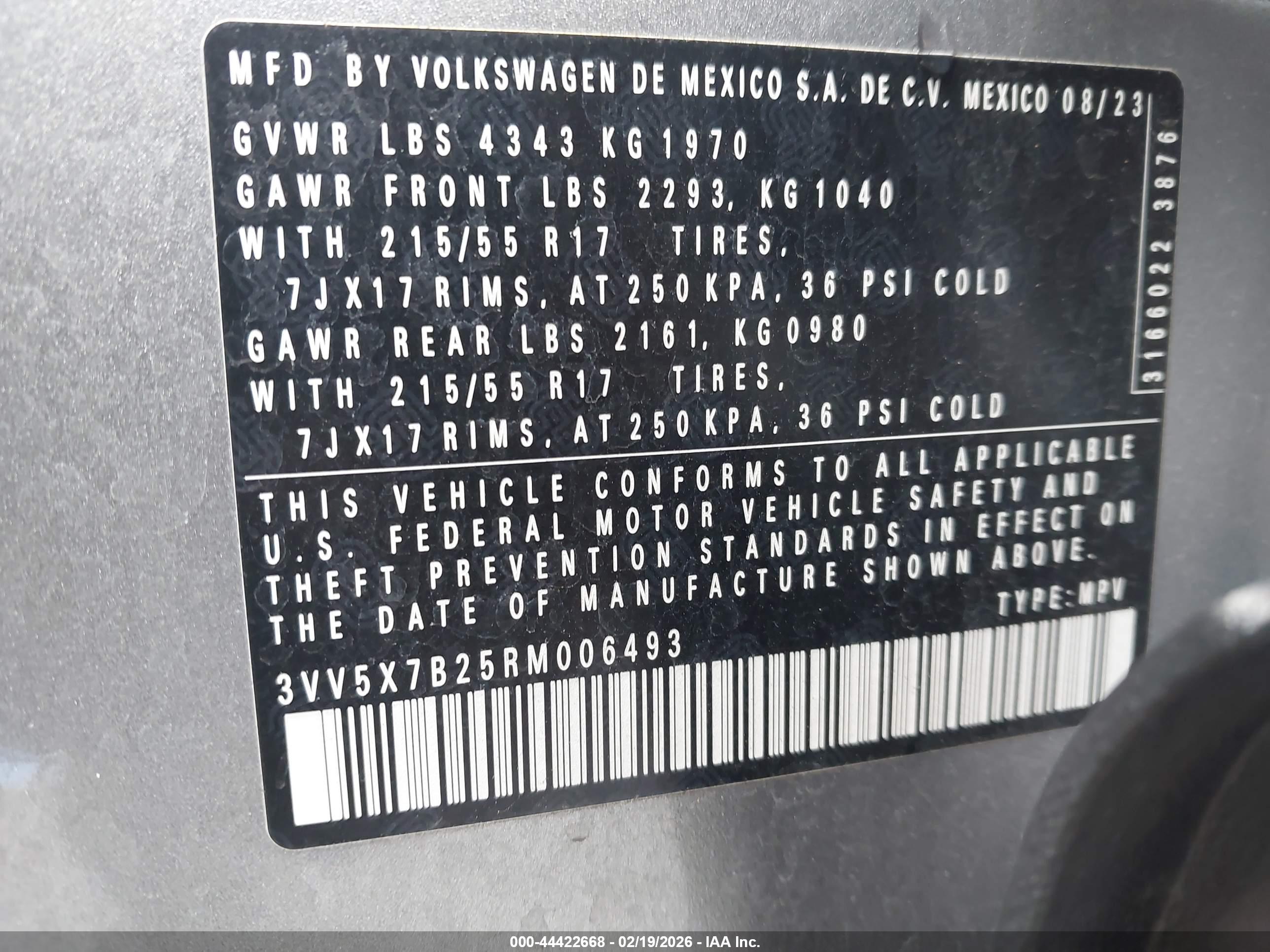 VOLKSWAGEN TAOS image 9